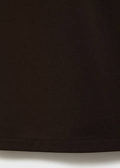 Maternity top with draped neck — Chocolate 7