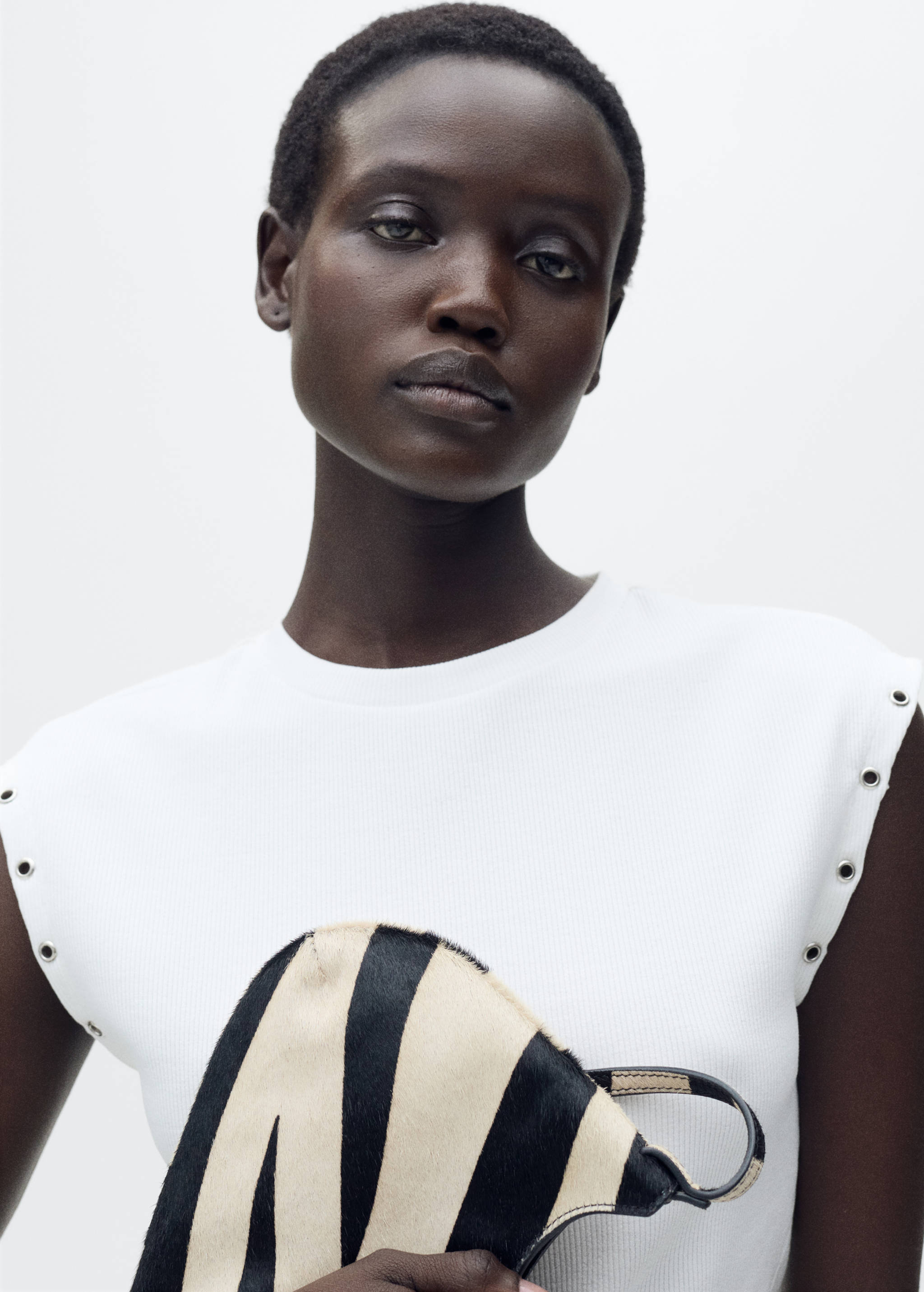 Samarreta canalé rivet encunyat - Pla mig