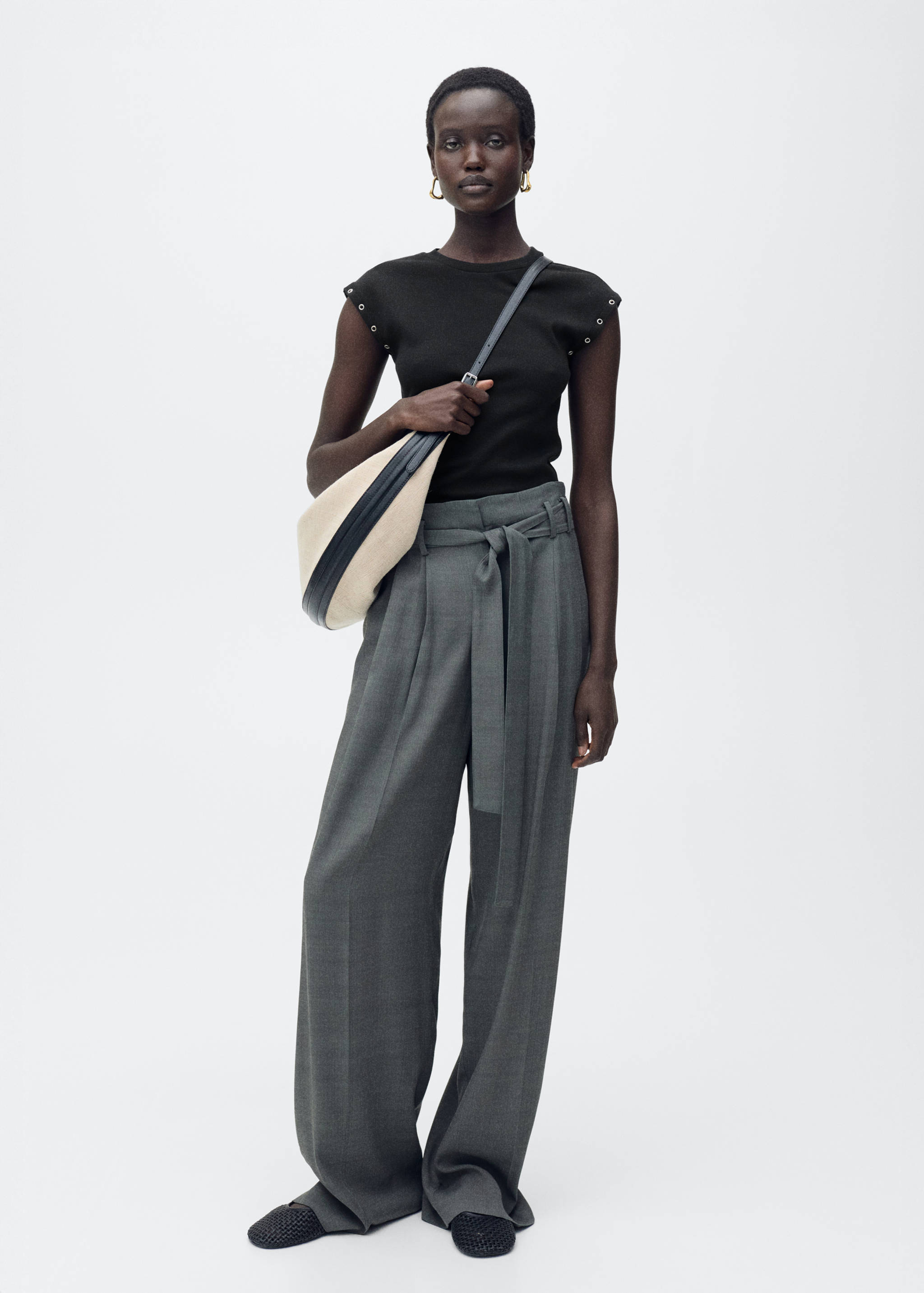 Samarreta canalé rivet encunyat - Pla general