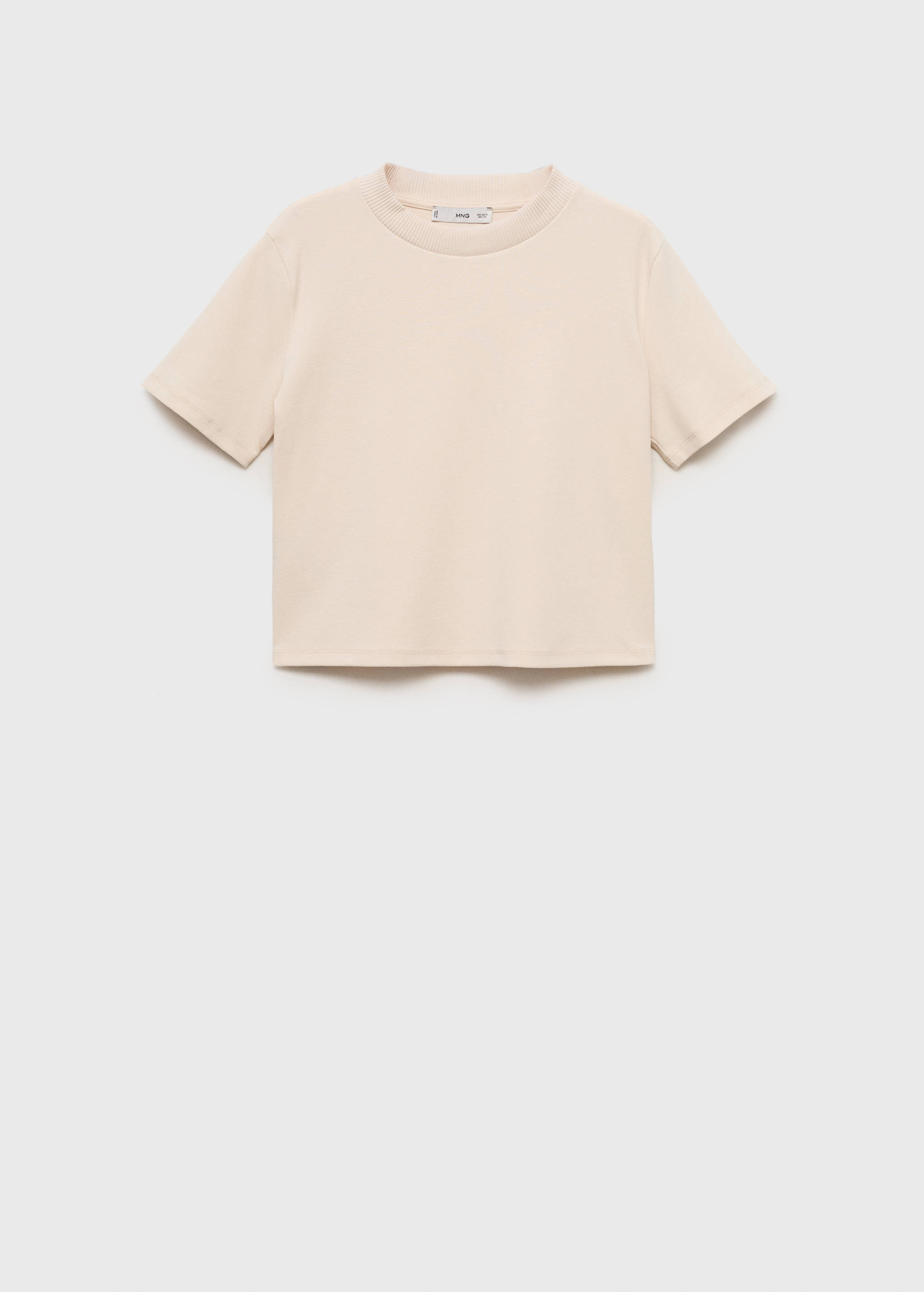 T-Shirt aus Baumwollmischung mit kurzen Ärmeln - Artikel ohne Model