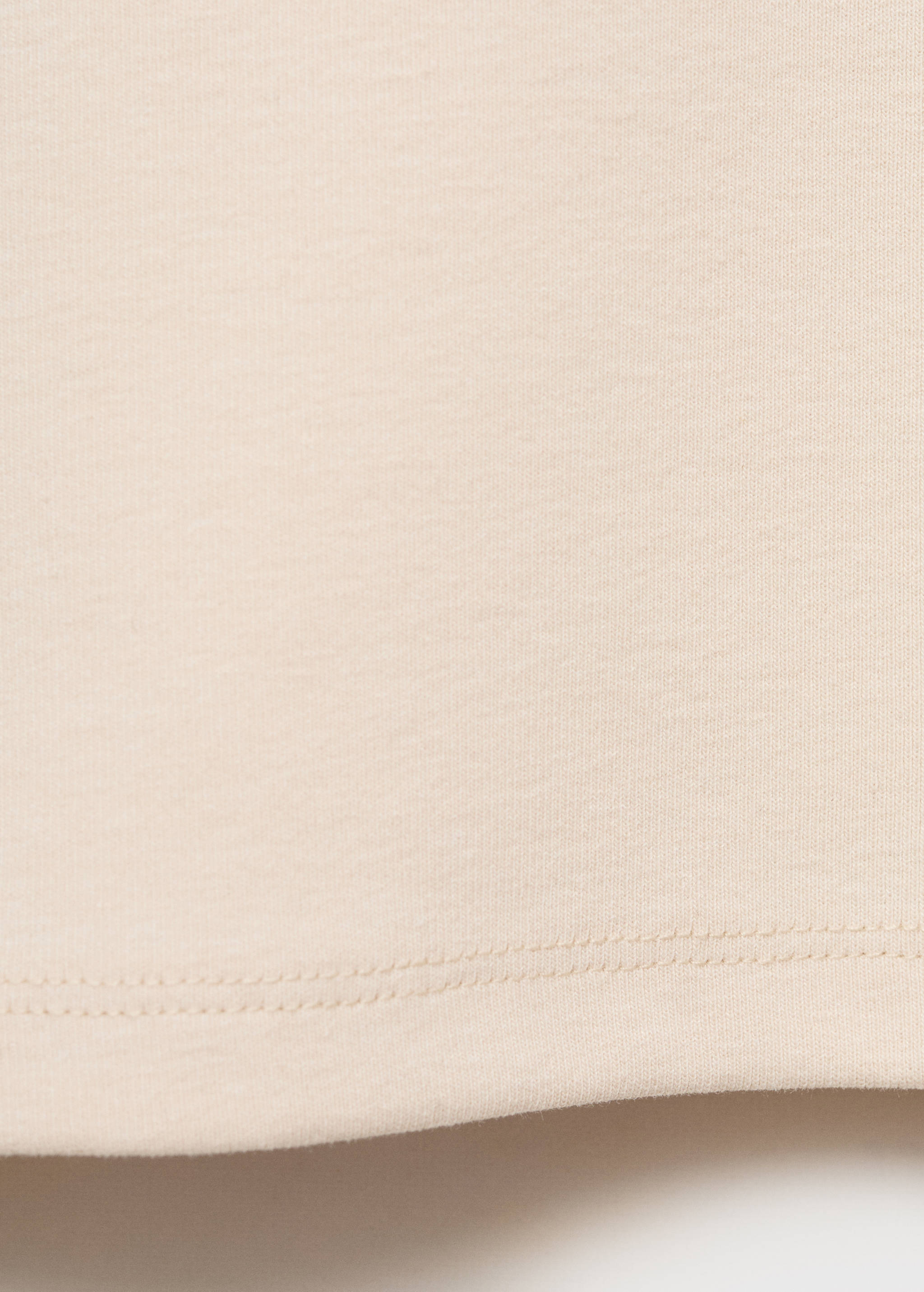 T-Shirt aus Baumwollmischung mit kurzen Ärmeln - Detail des Artikels 0