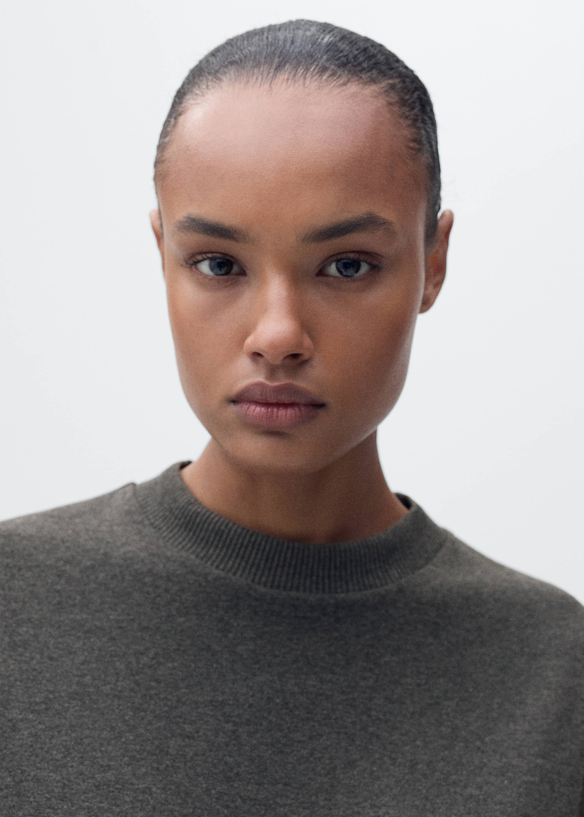 T-Shirt aus Baumwollmischung mit kurzen Ärmeln - Detail des Artikels 1