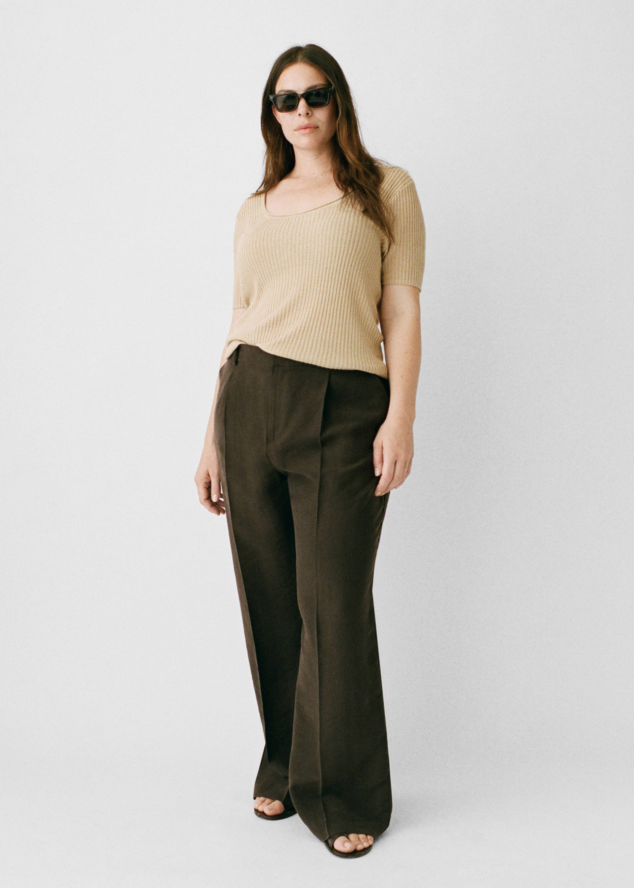 Straight pants suit lyocell - Details of the article 7