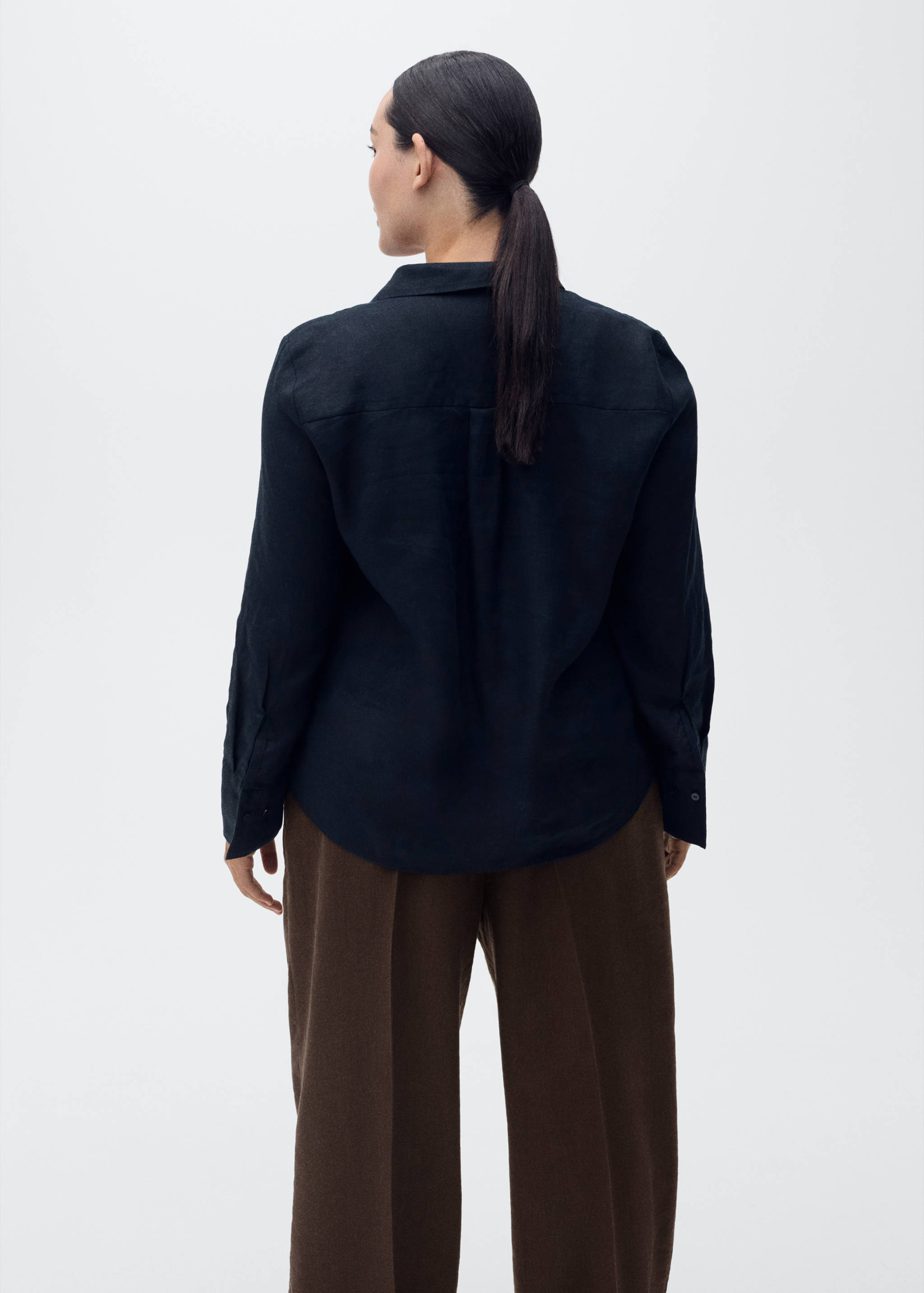 Straight pants suit lyocell - Details of the article 4