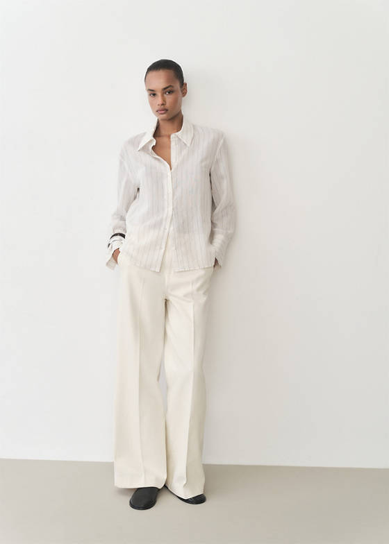 Pamuklu Wideleg pantolon