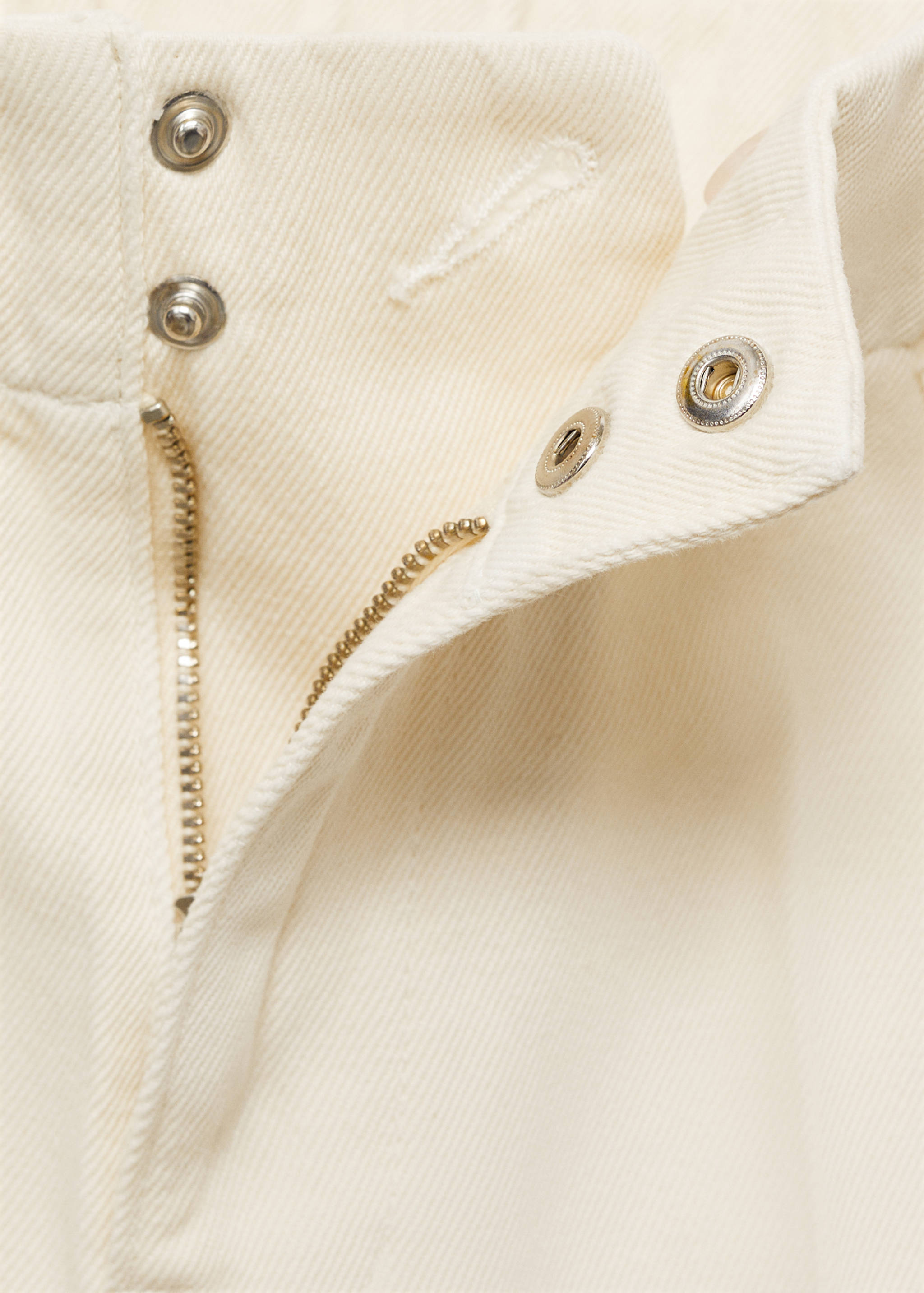 Cotton wide leg trousers - Details of the article 8