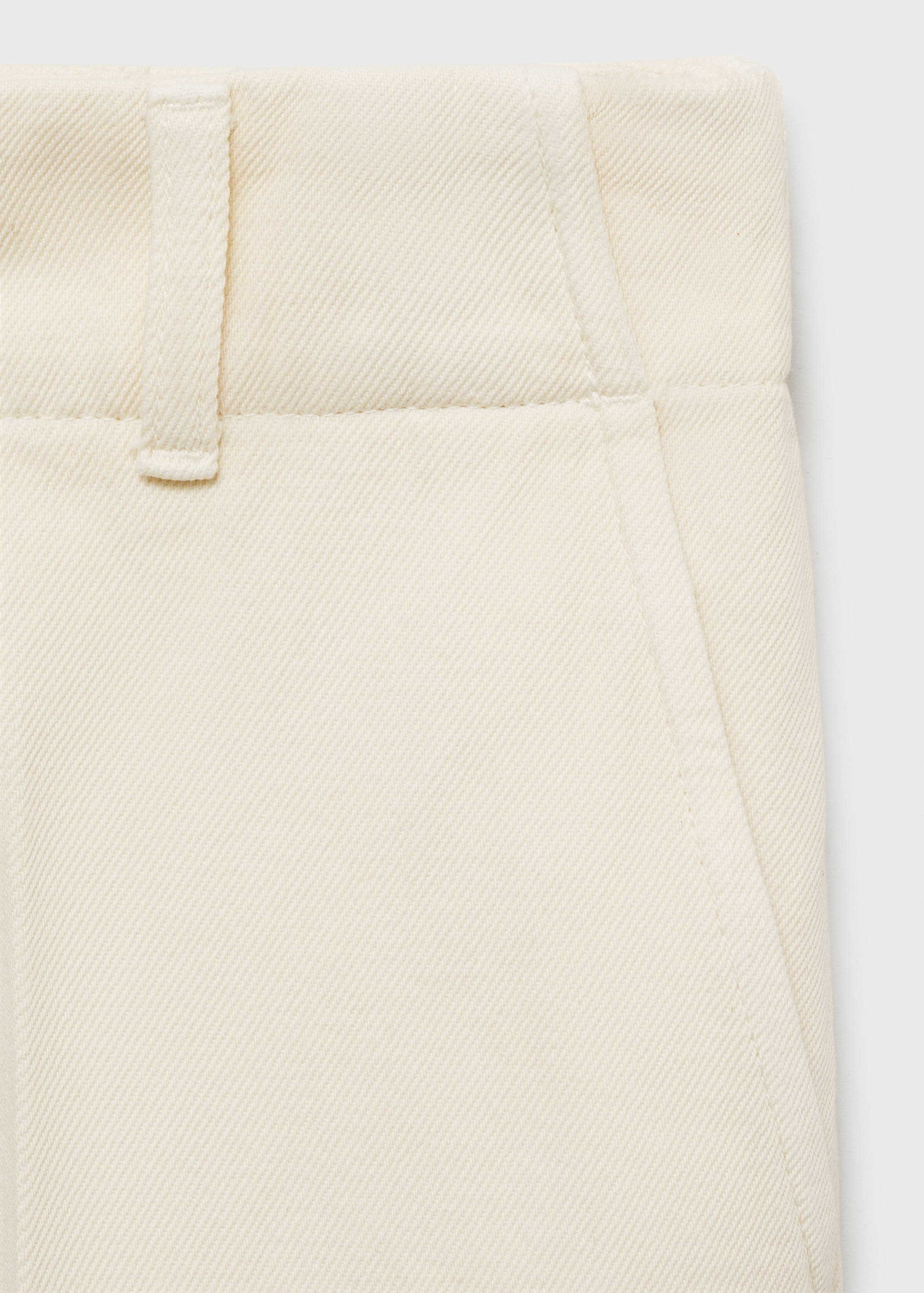 Cotton wide leg trousers - Details of the article 0