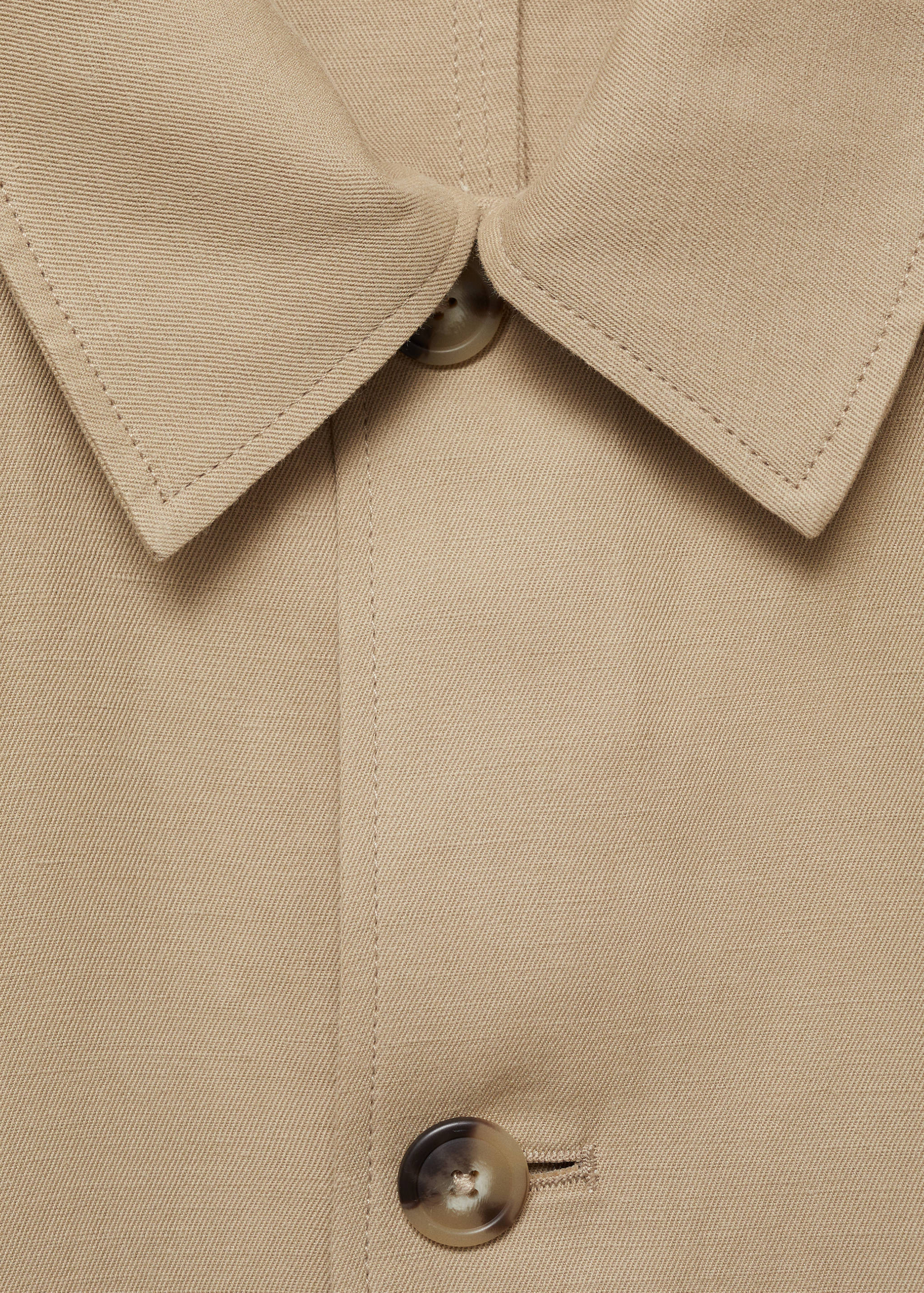 Linen-blend jacket with pockets - Details of the article 8