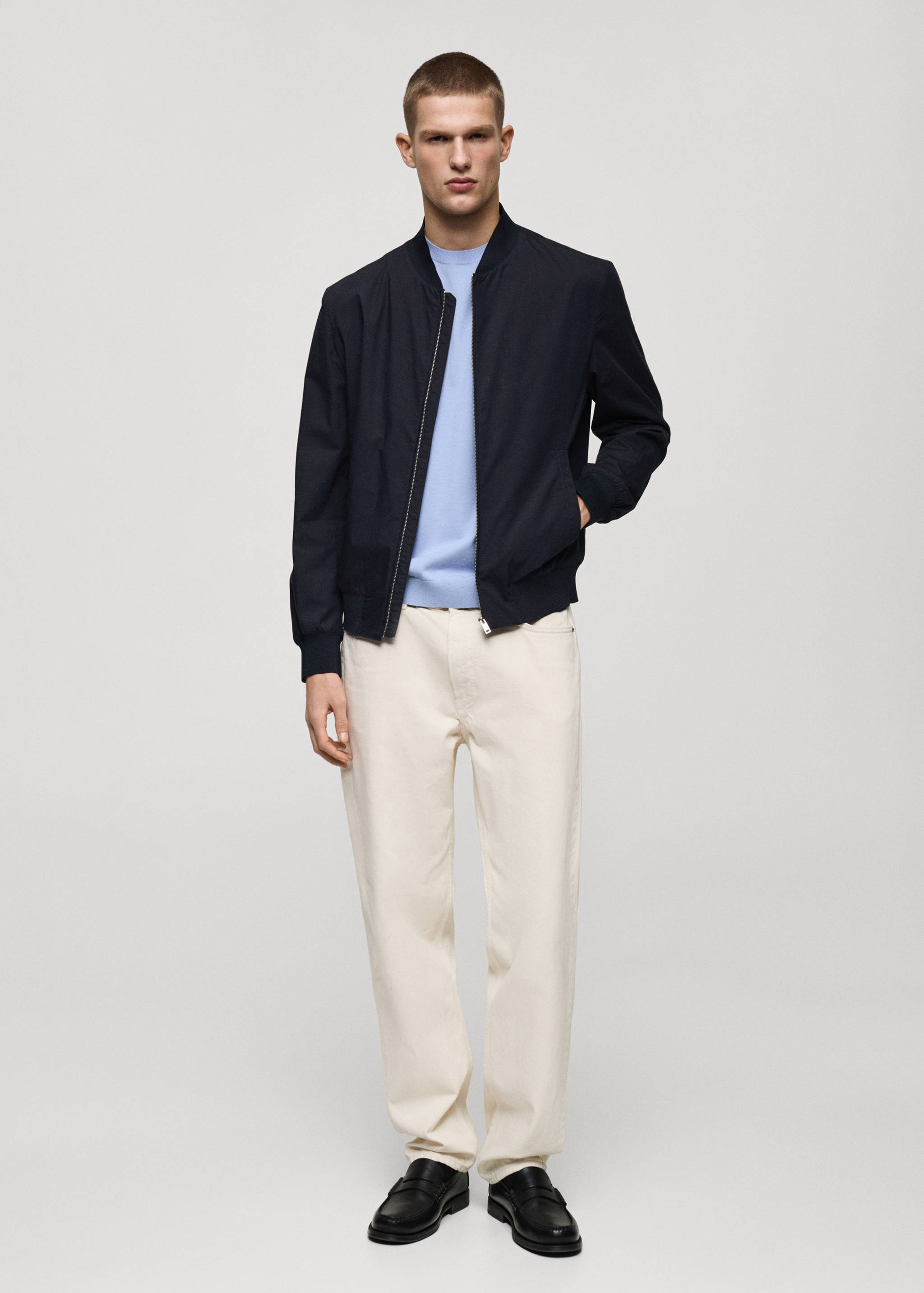 100% cotton bomber jacket - General plane