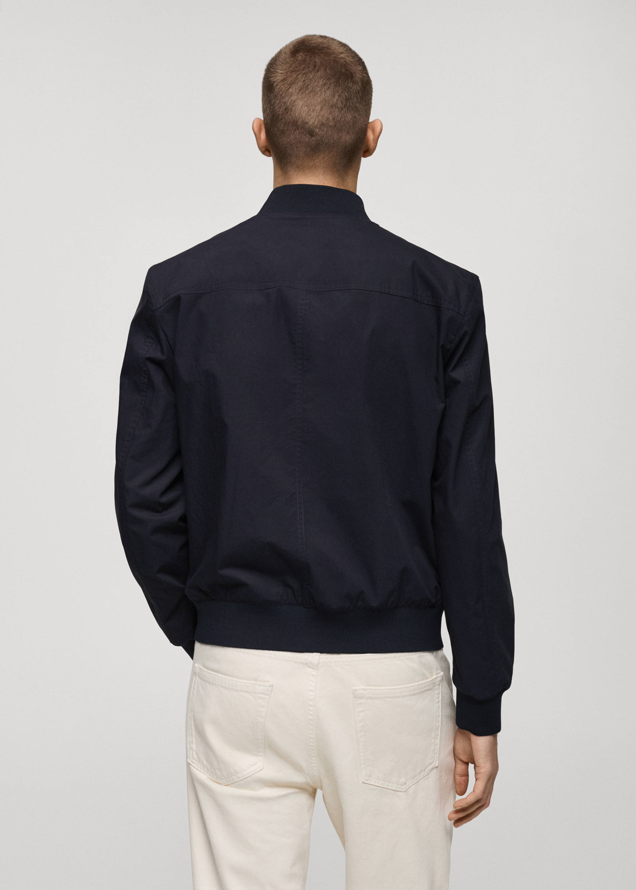 100% cotton bomber jacket - Reverse of the article