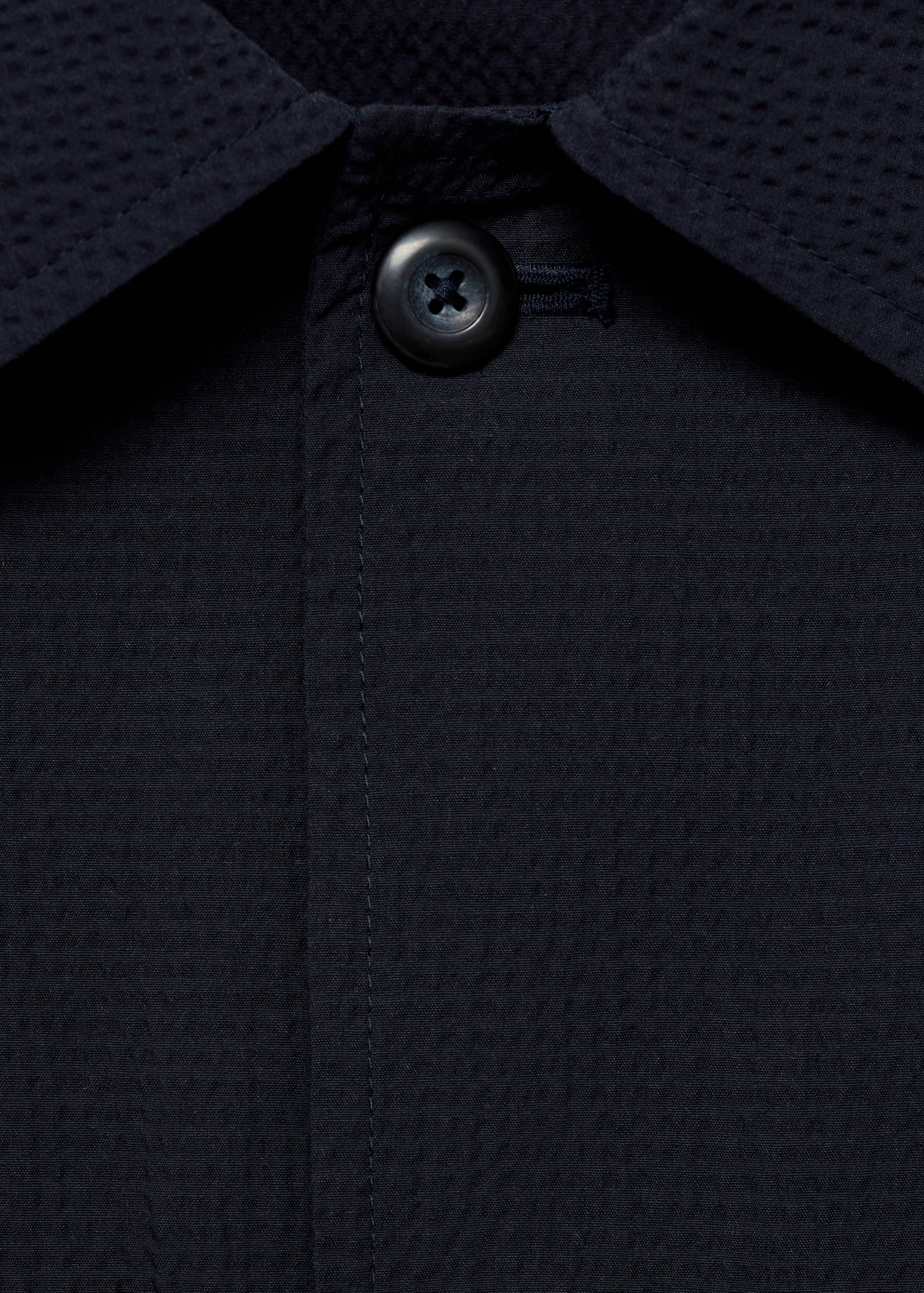 Cotton seersucker jacket - Details of the article 8