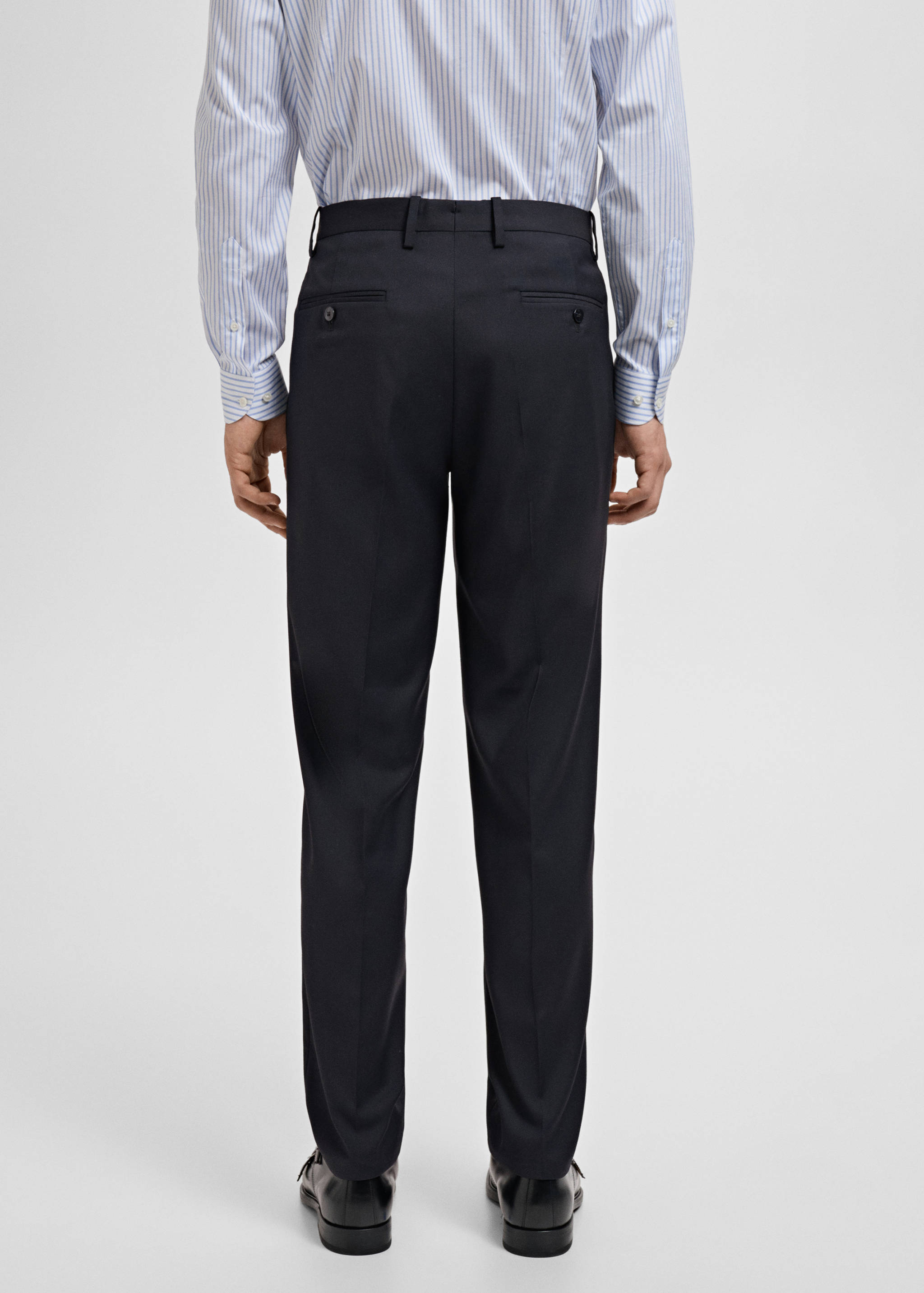Monaco slim-fit suit trousers - Reverse of the article