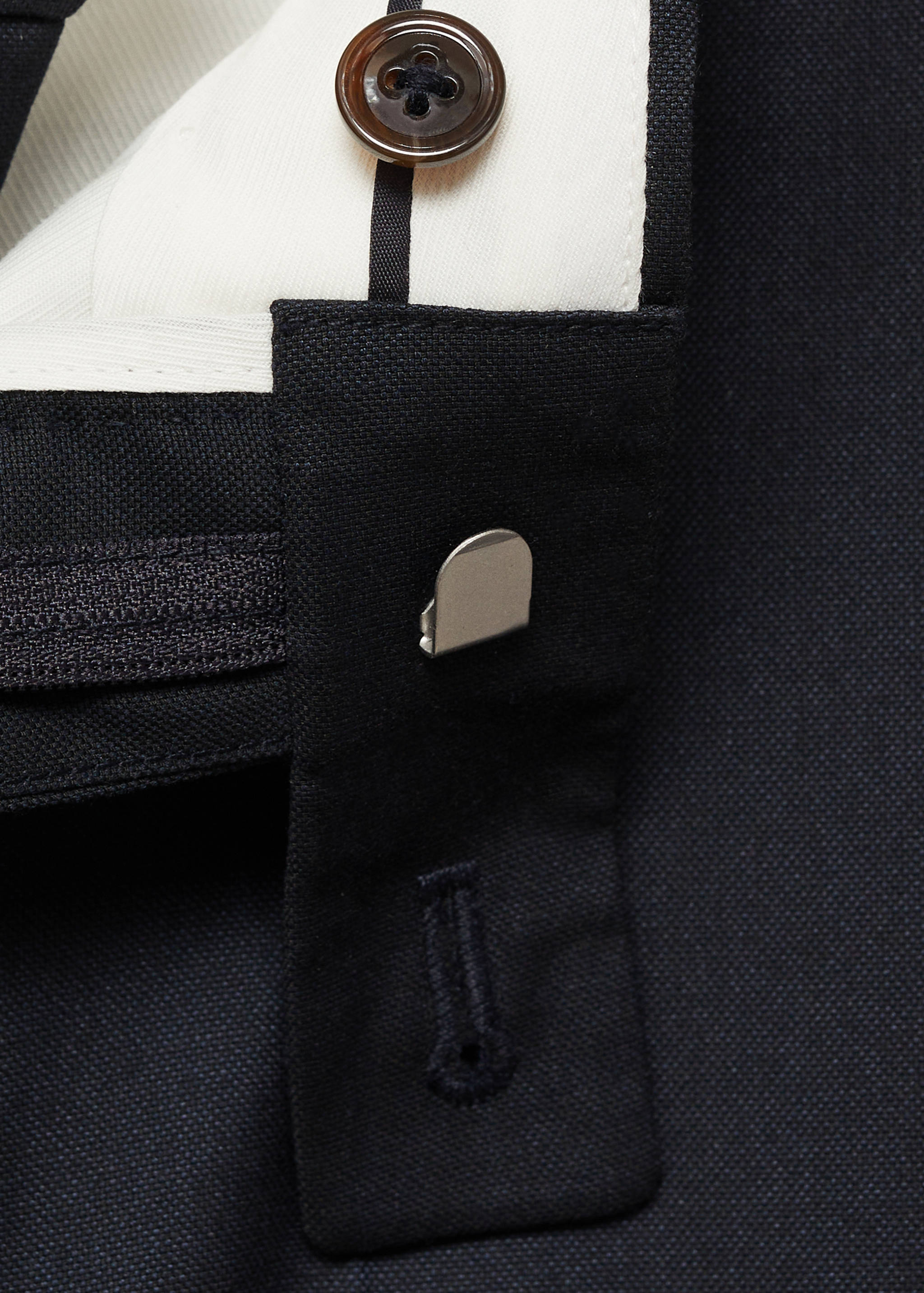 Monaco slim-fit suit trousers - Details of the article 8