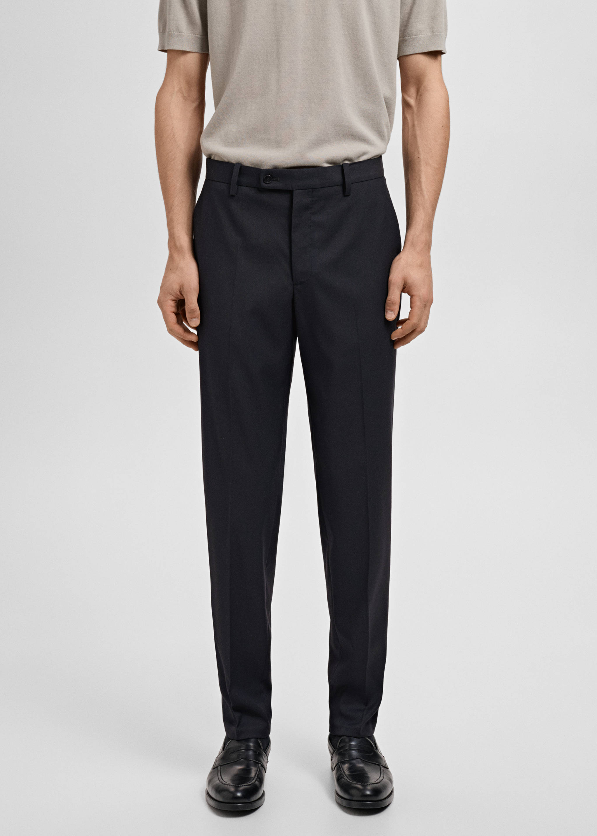 Monaco slim-fit suit pants - Medium plane