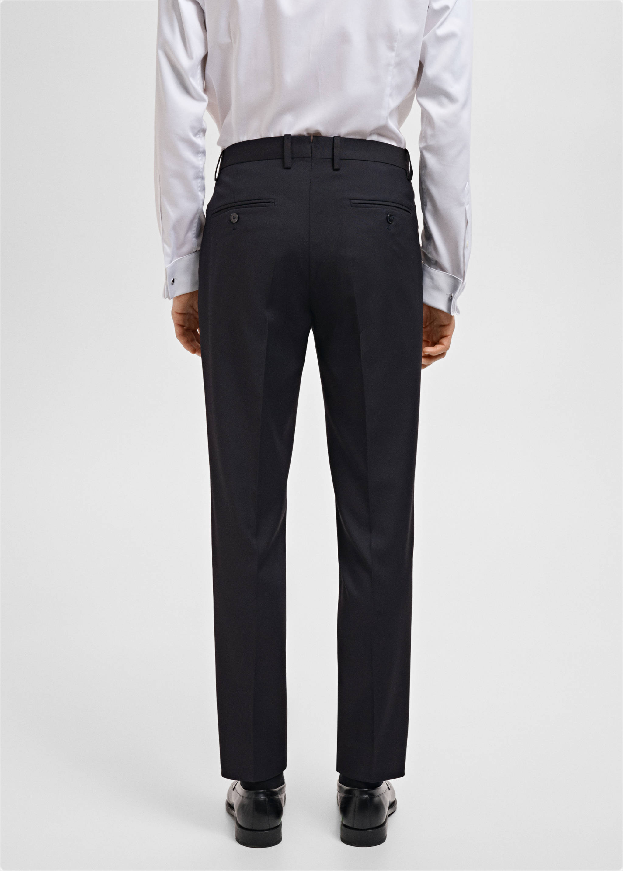 Monaco slim-fit suit trousers - Reverse of the article