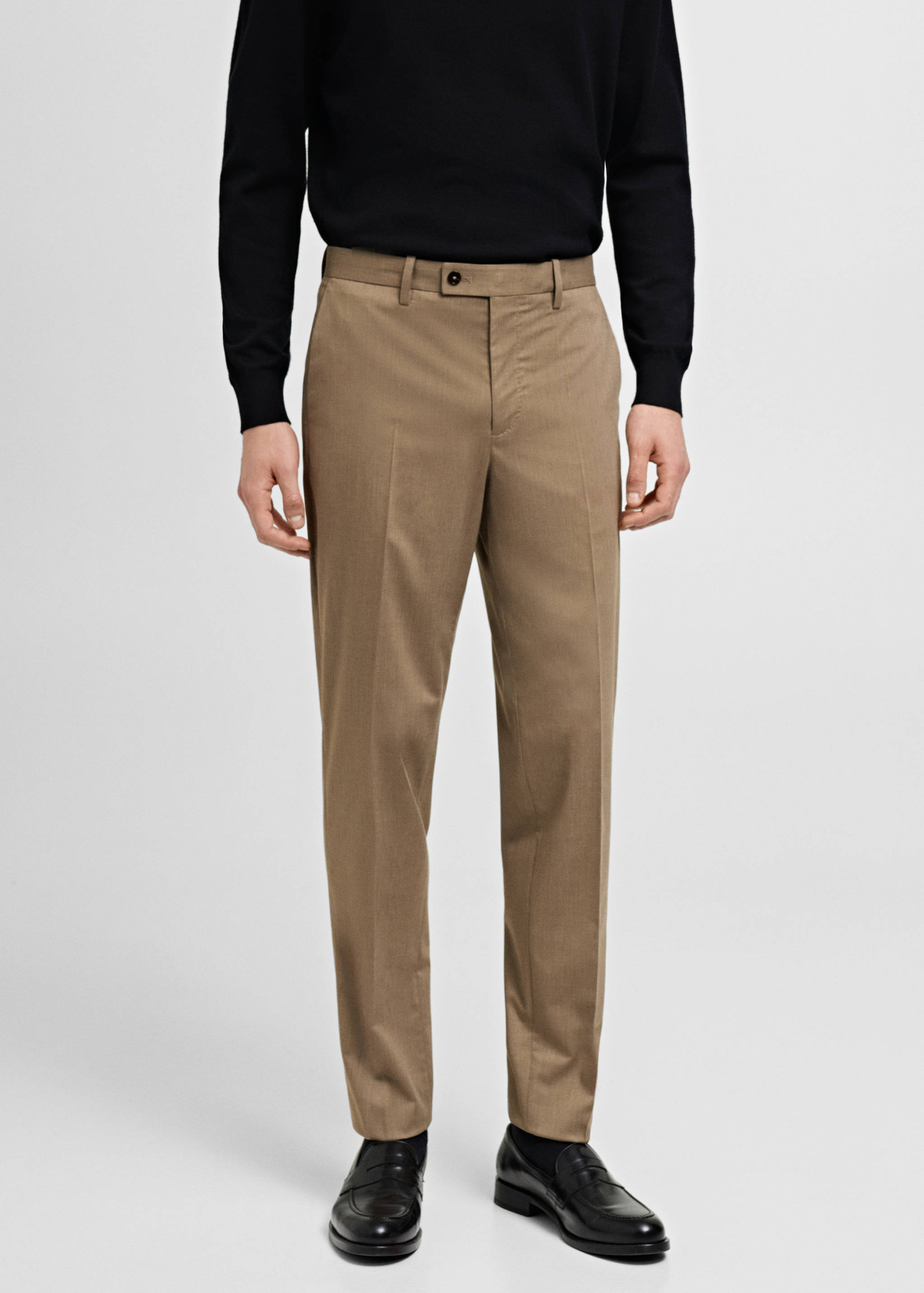 Monaco slim-fit suit pants - Medium plane