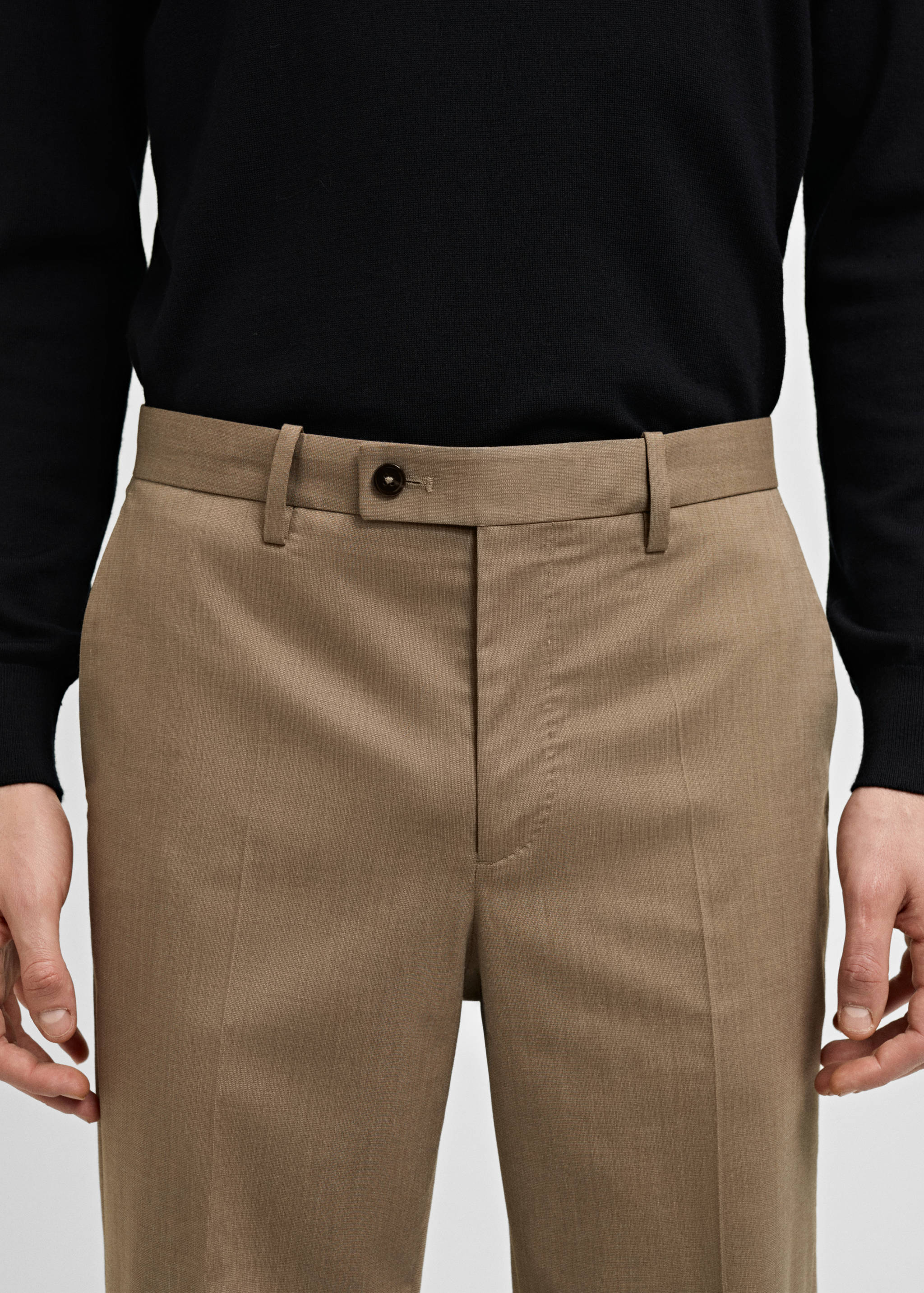 Monaco slim-fit suit pants - Details of the article 1