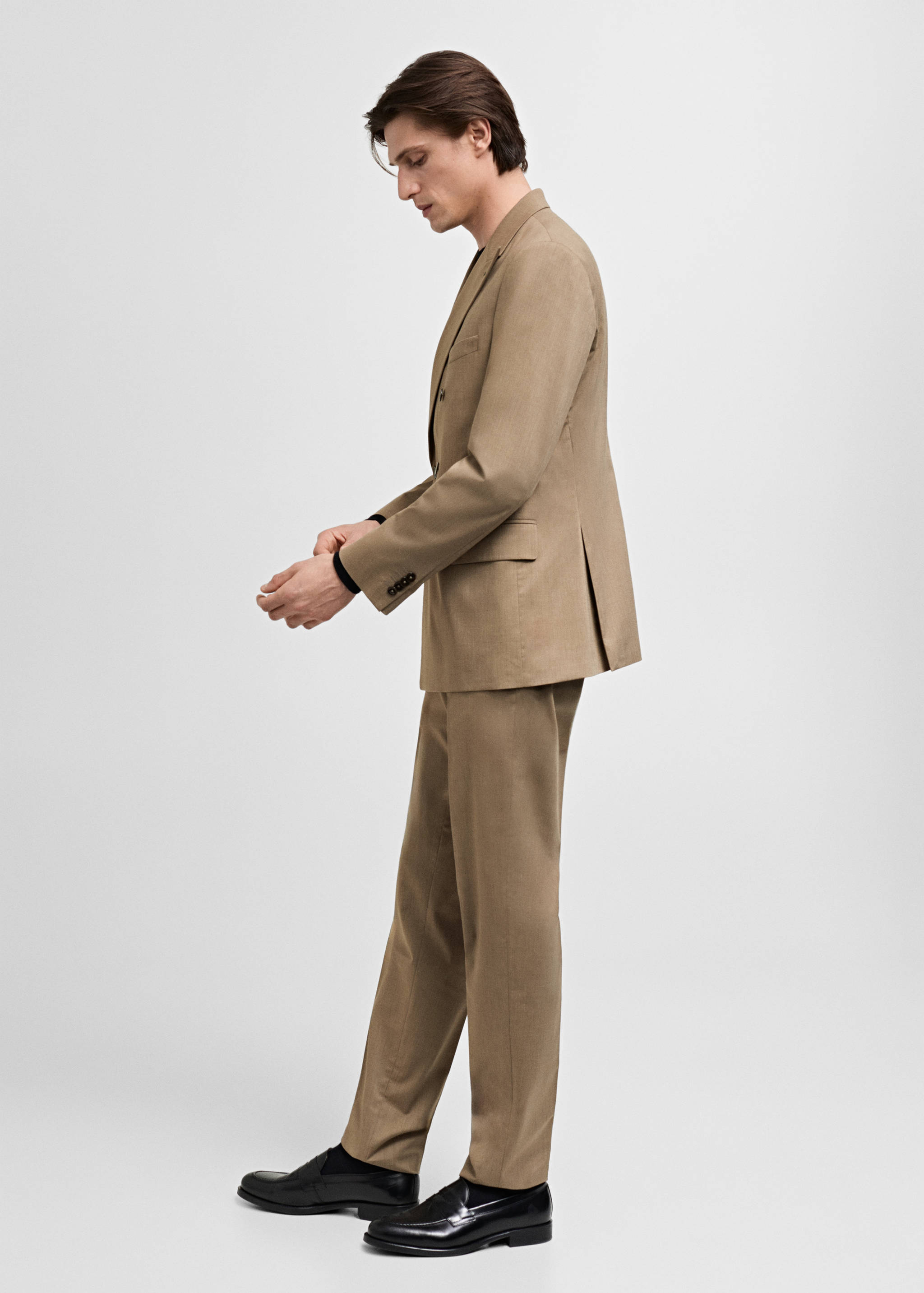 Monaco slim-fit suit pants - Details of the article 2