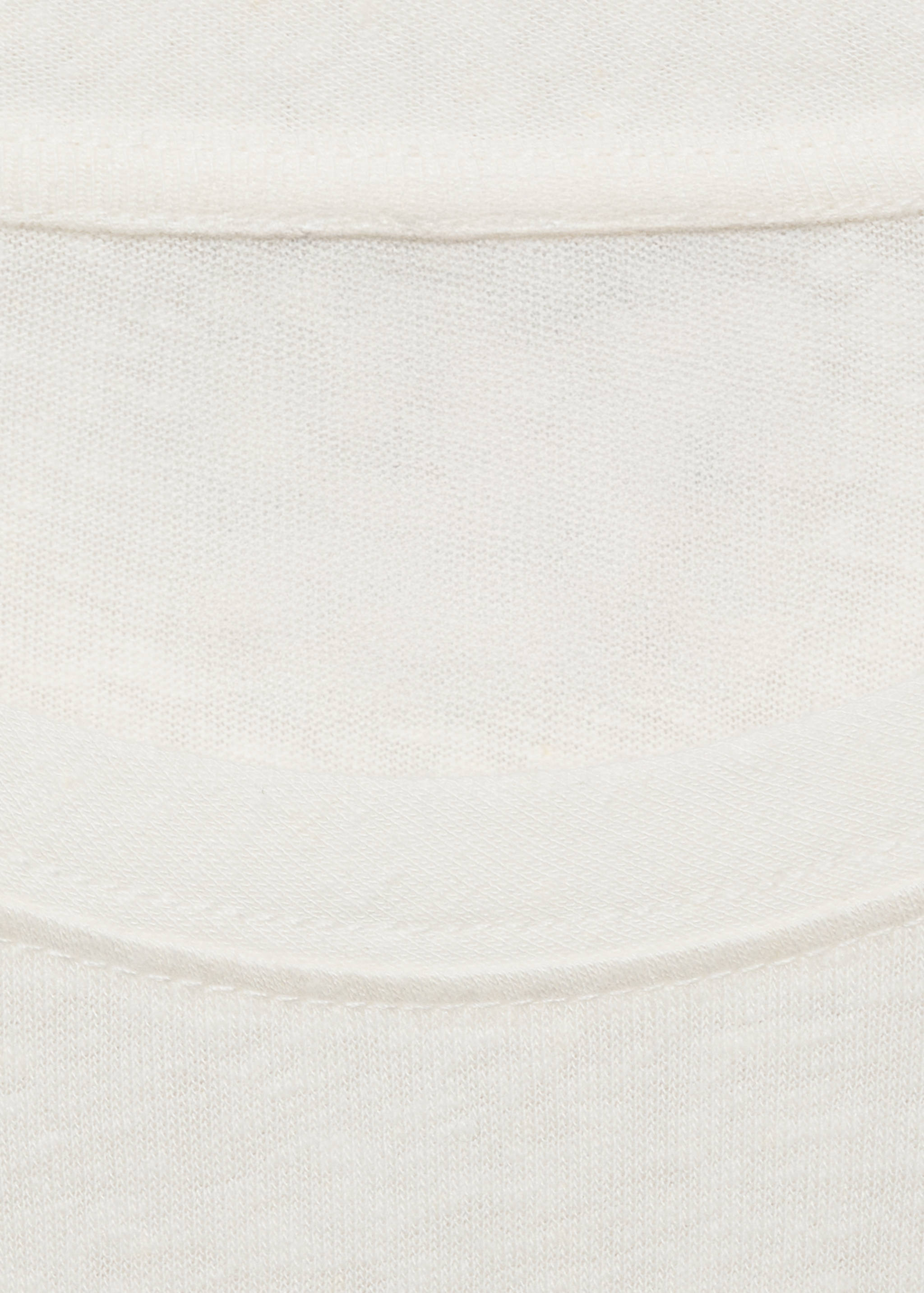 تي شيرت من الكتان بقوام نحيف - تفاصيل المنتج 8