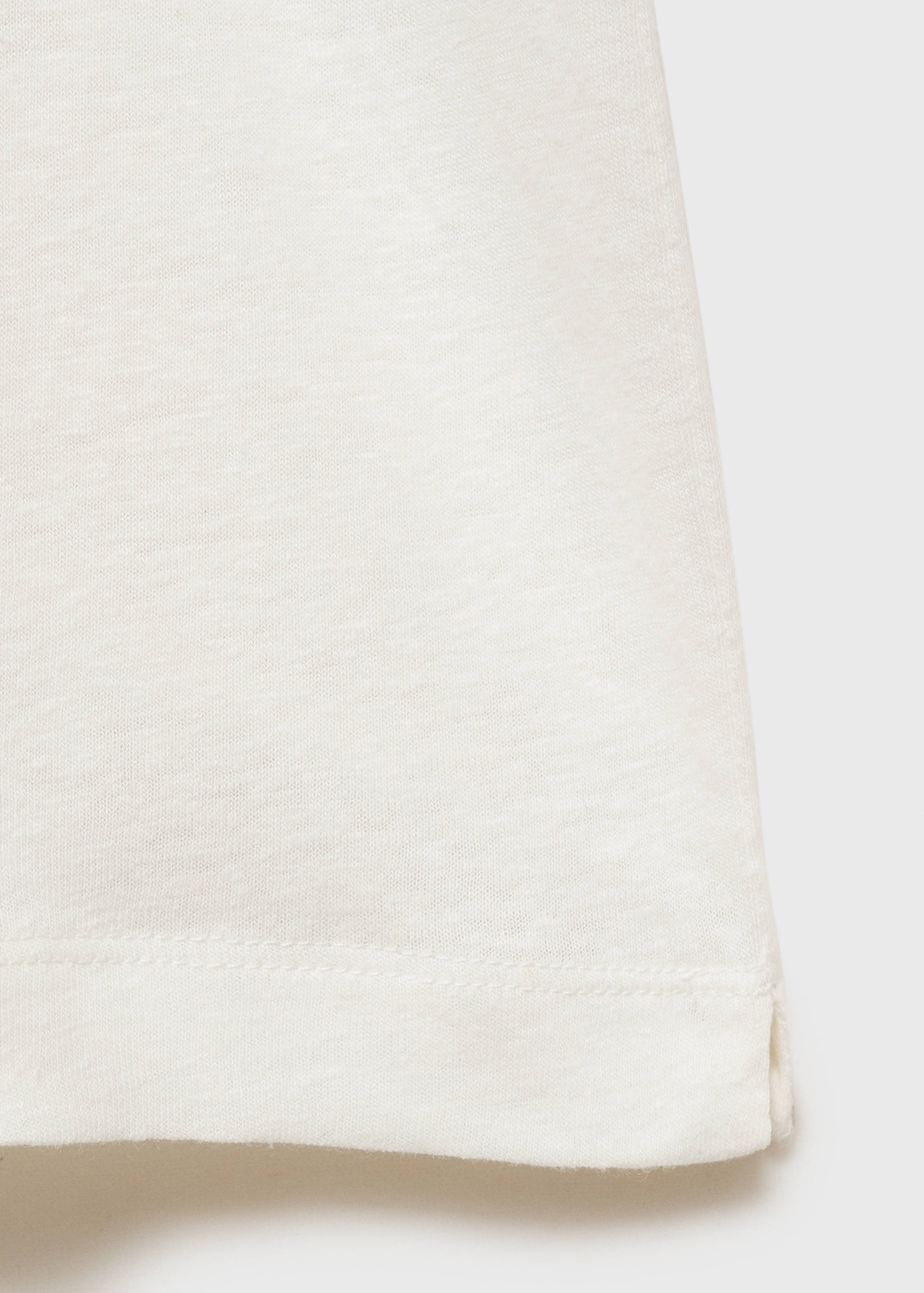 تي شيرت من الكتان بقوام نحيف - تفاصيل المنتج 0