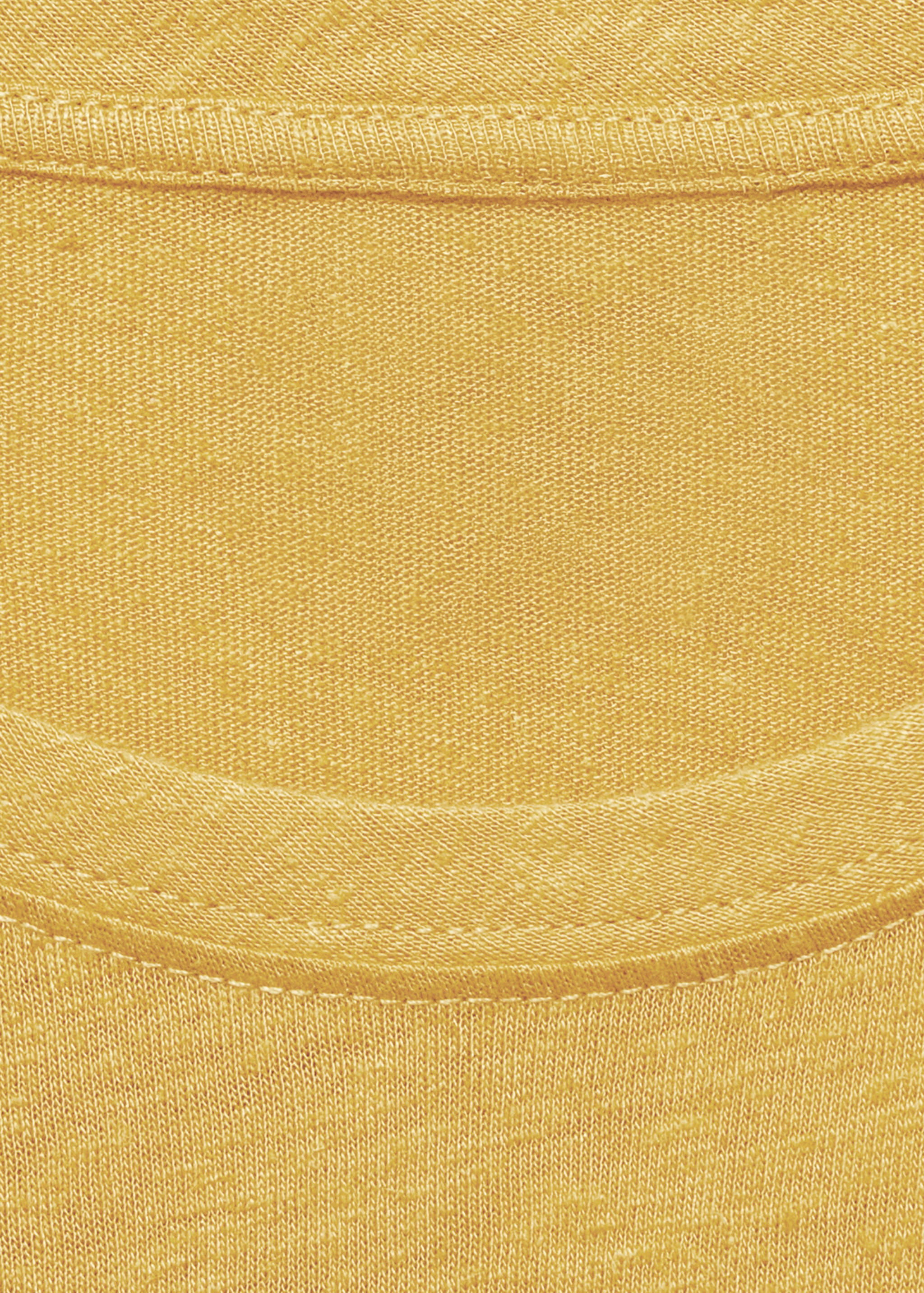 Linen slim-fit t-shirt - Details of the article 8