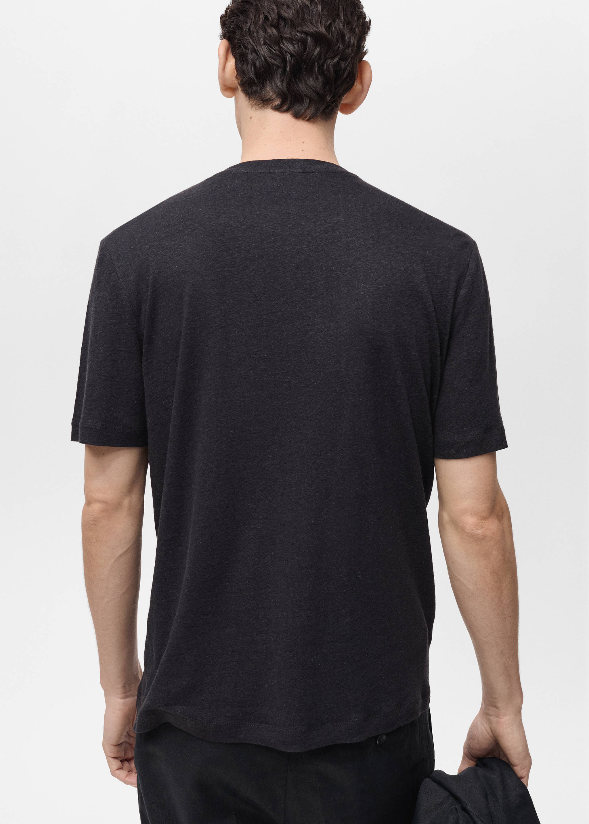 T-shirt lin slim-fit - Verso de l’article