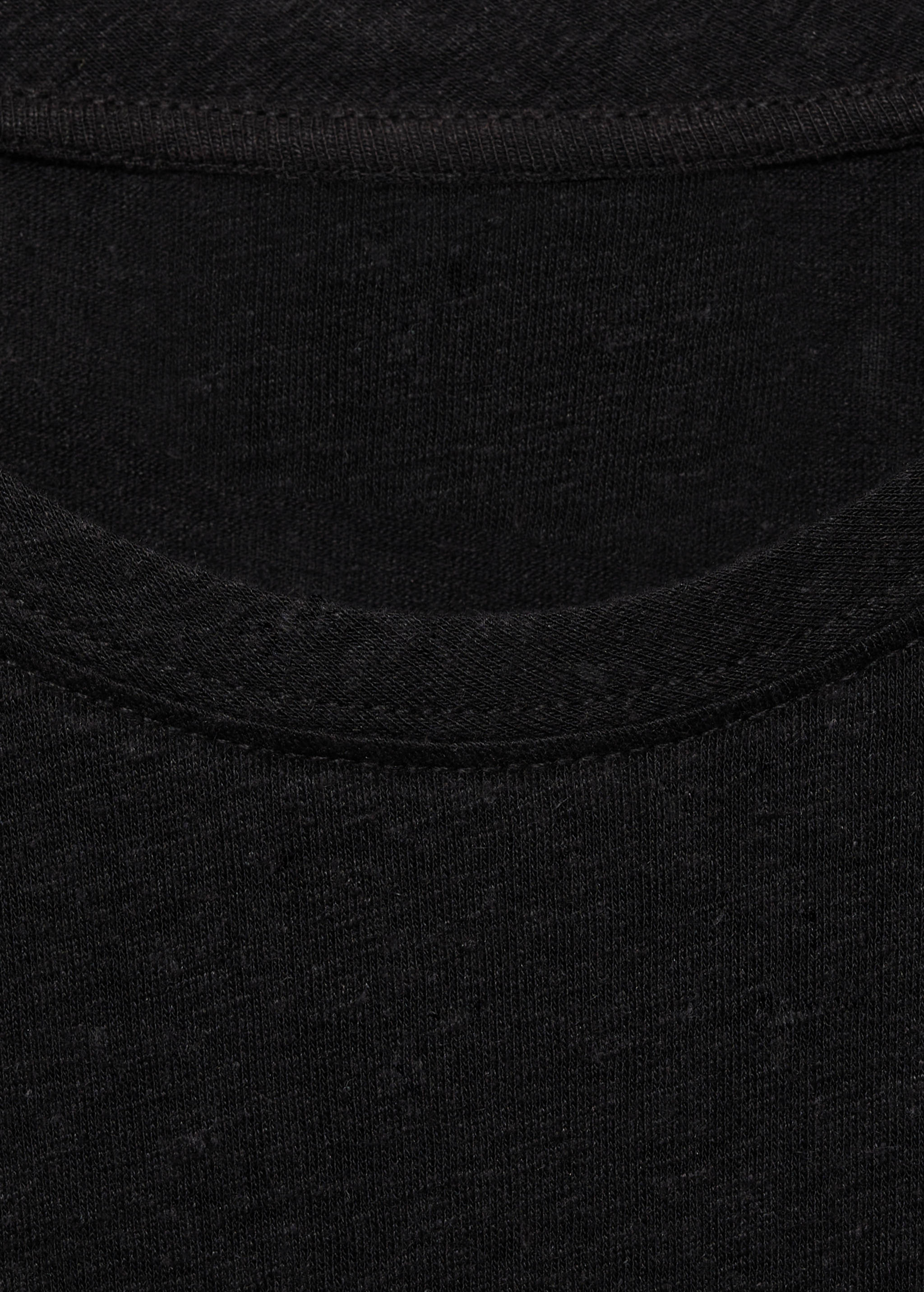 T-shirt lin slim-fit - Détail de l'article 8