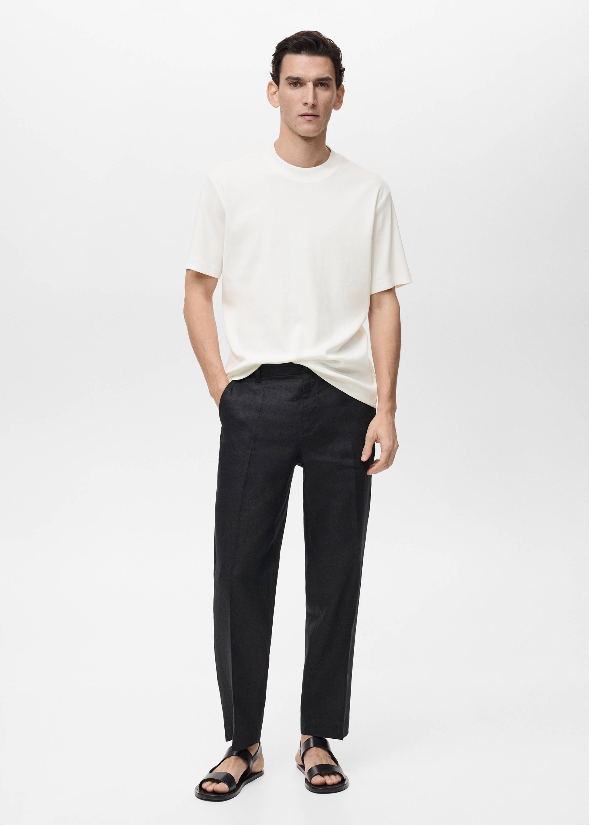 Camiseta algodón canale regular fit - Plano general