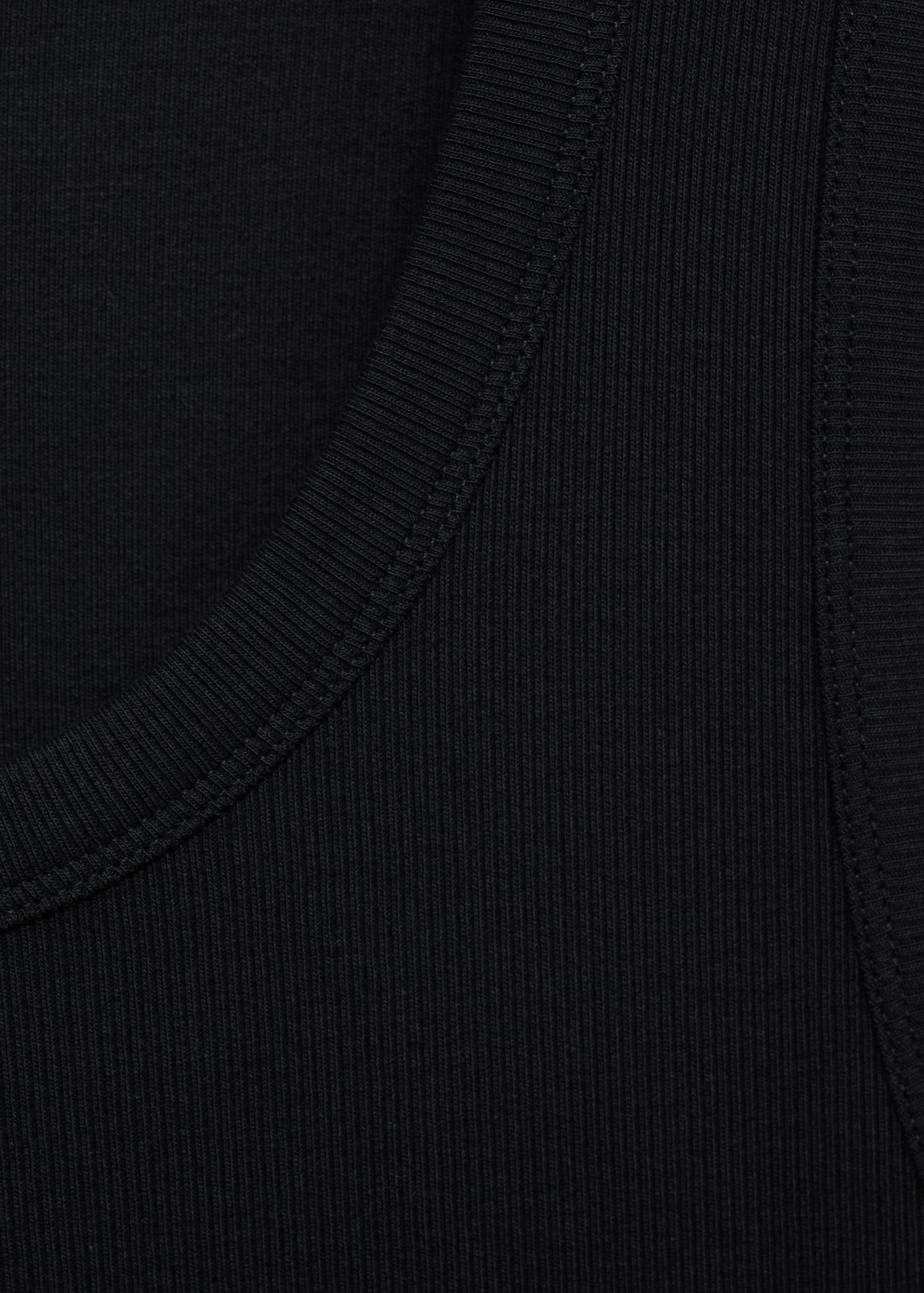 Slim-fit ribbed tank top - Details of the article 8