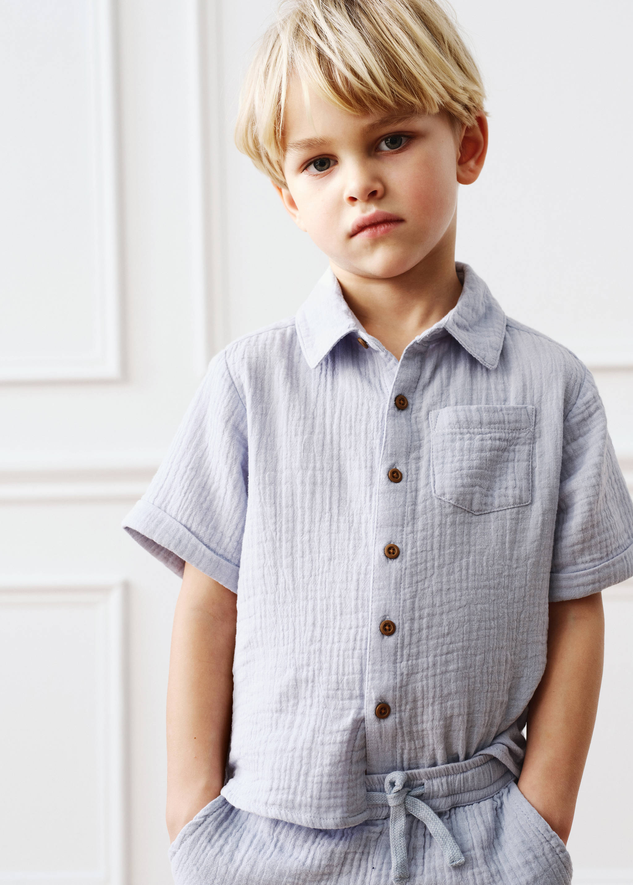 Cotton bambula shirt - Details of the article 2