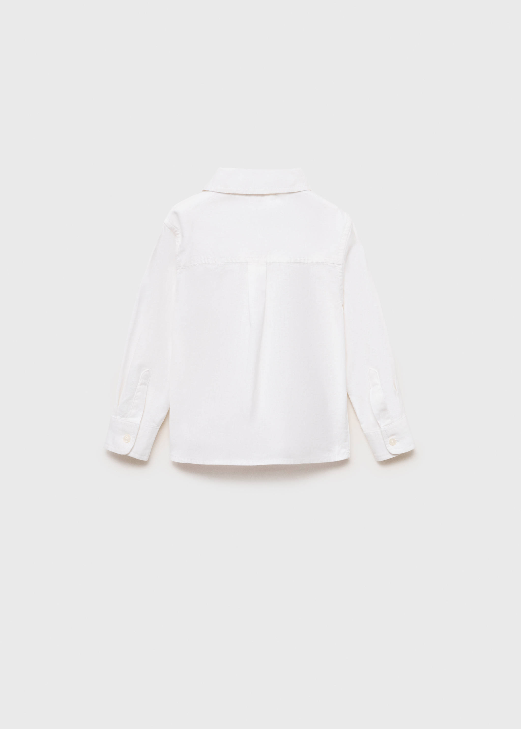 Camisa algodón y lino - Reverso del artículo