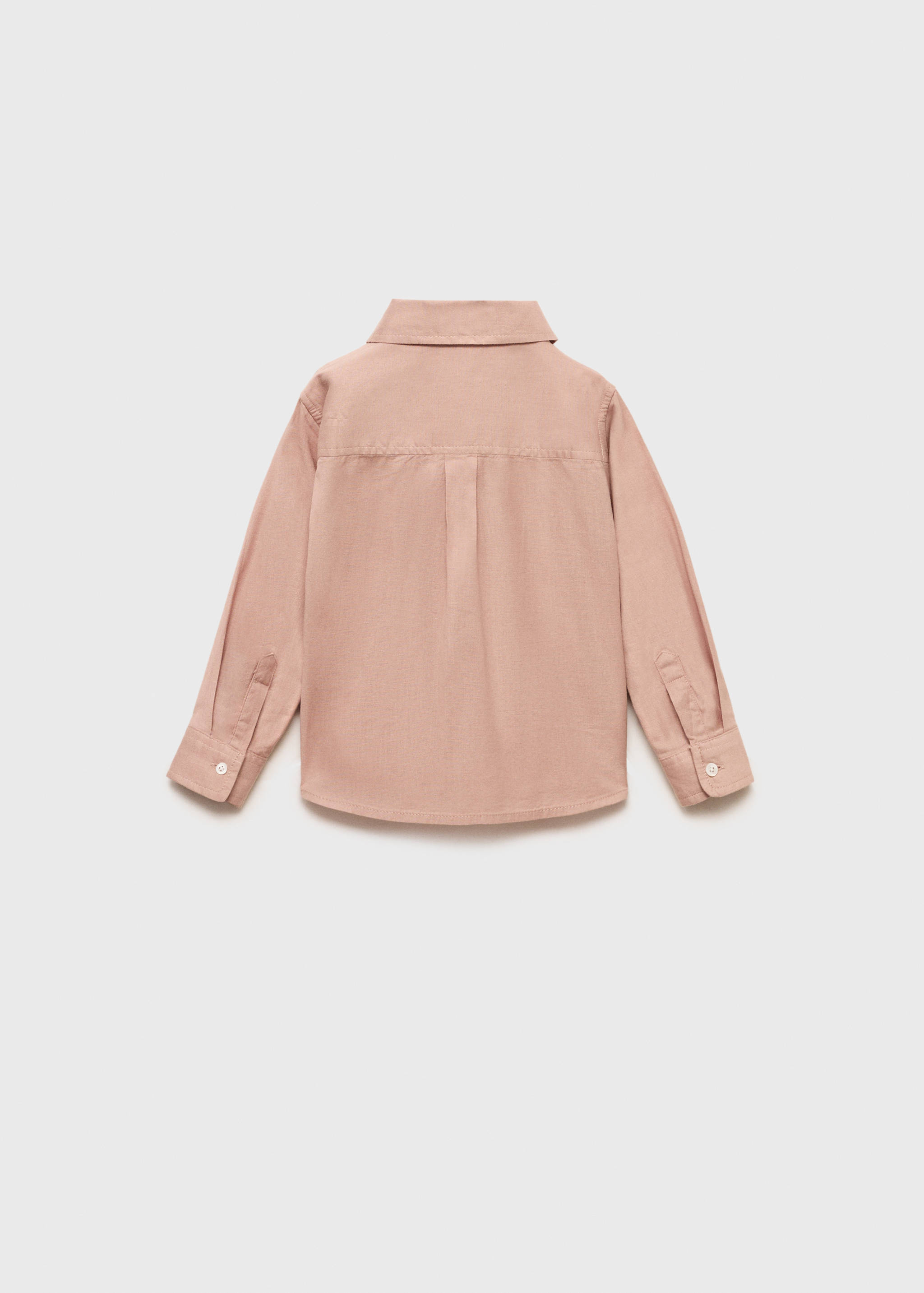 Camisa algodón y lino - Reverso del artículo