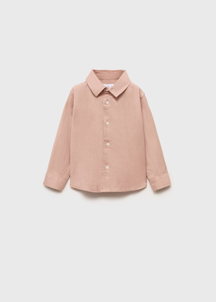 Cotton and linen shirt - thumbnail 3