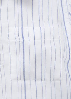 Striped cotton shirt — White 10