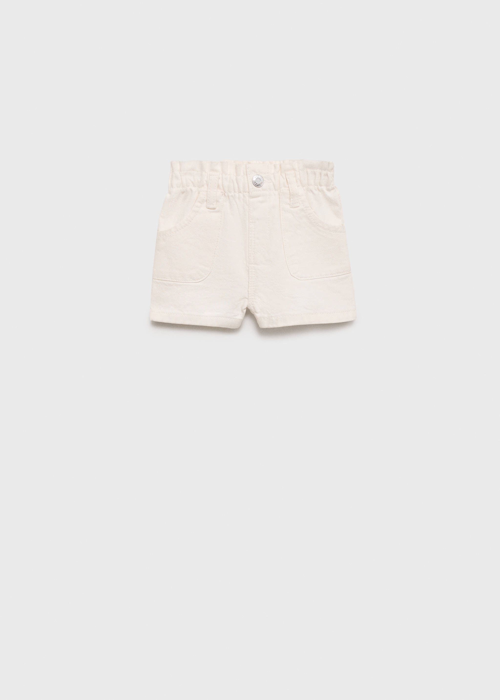 Short denim paperbag - Articolo senza modello