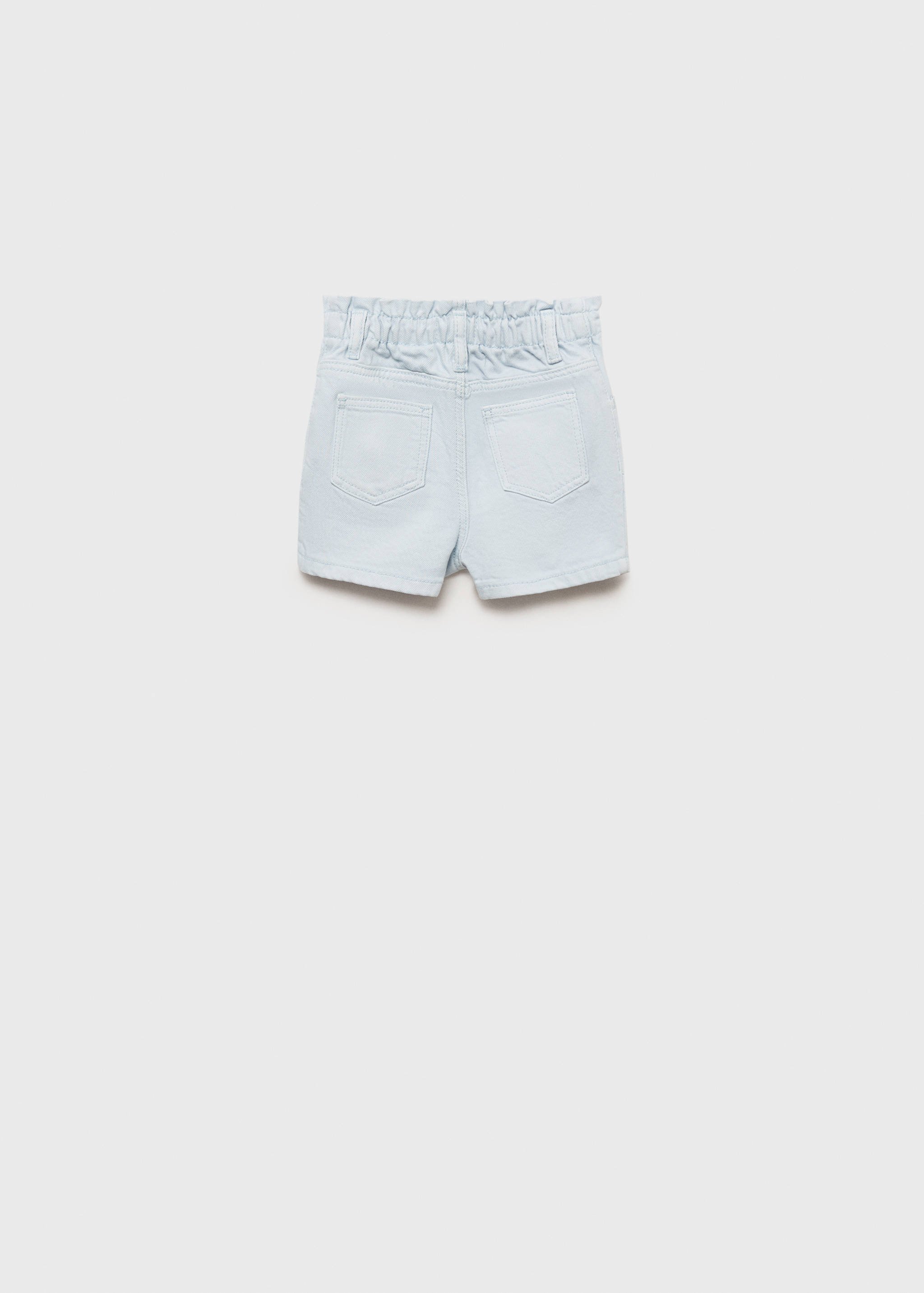 Shorts denim paperbag - Reverso del artículo