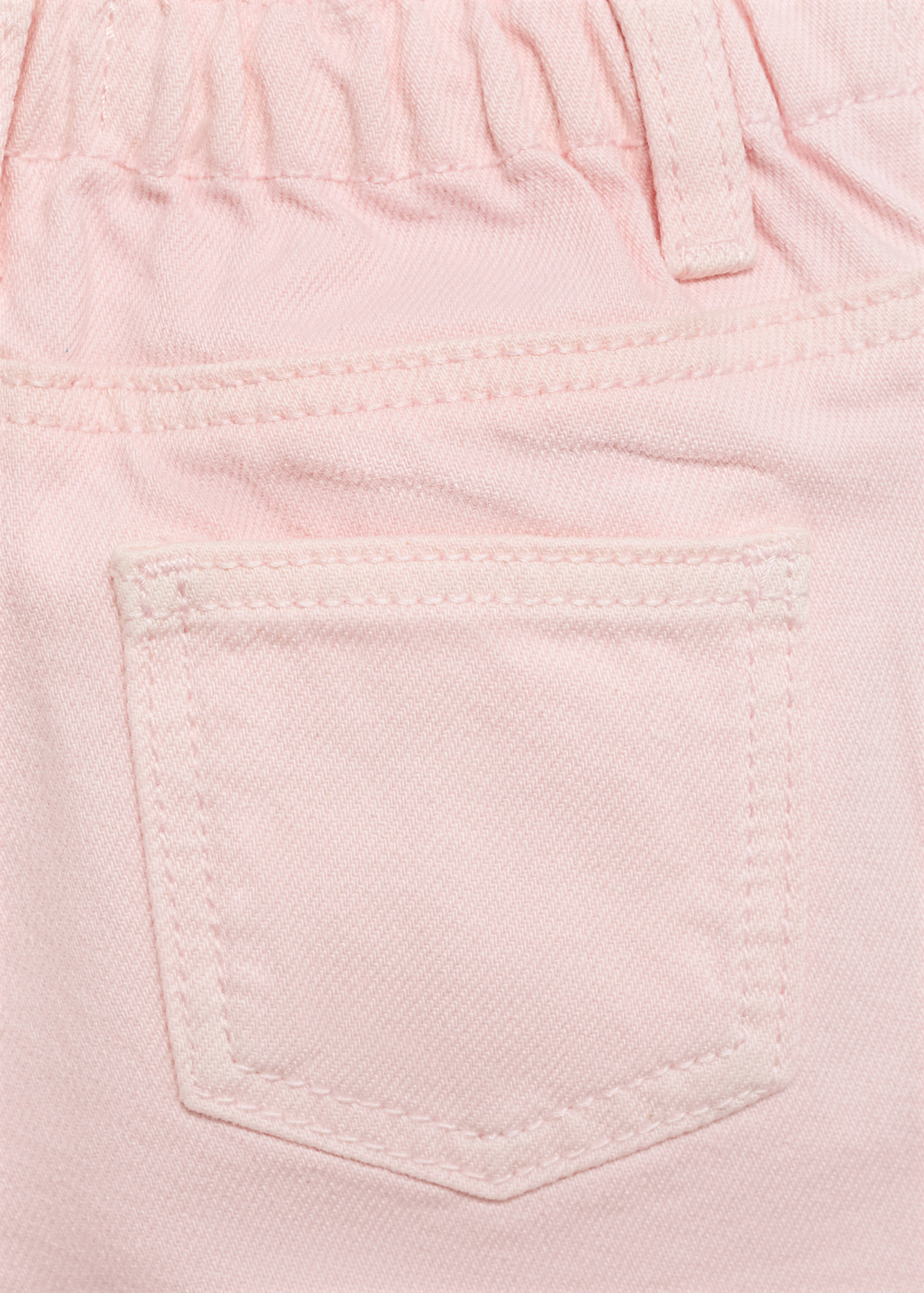 Denim paperbag shorts - Details of the article 0