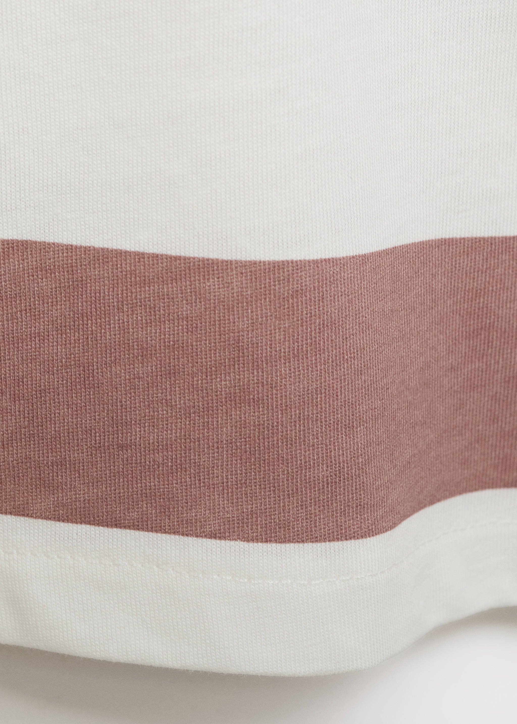 Striped cotton T-shirt - Details of the article 0