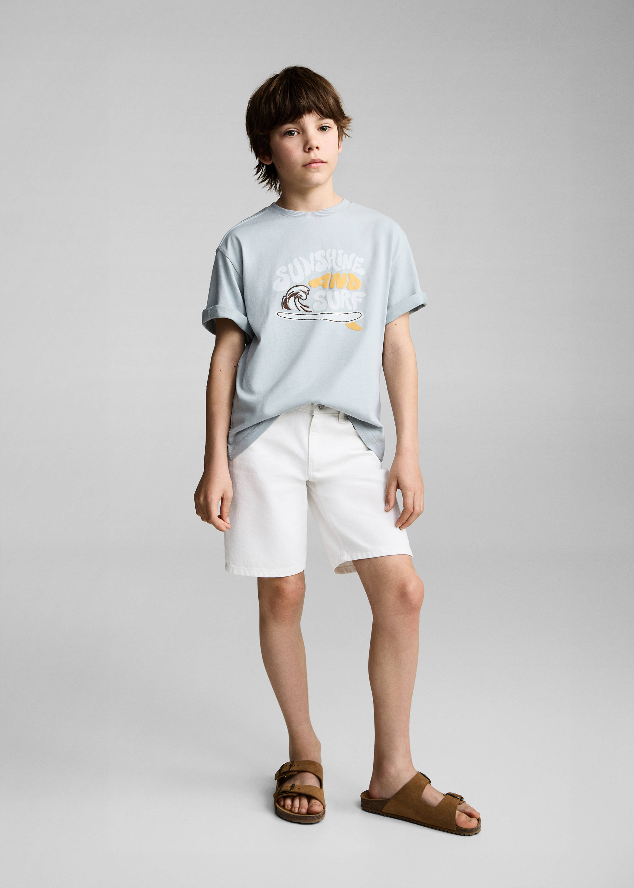 Surf printed t-shirt - General plane