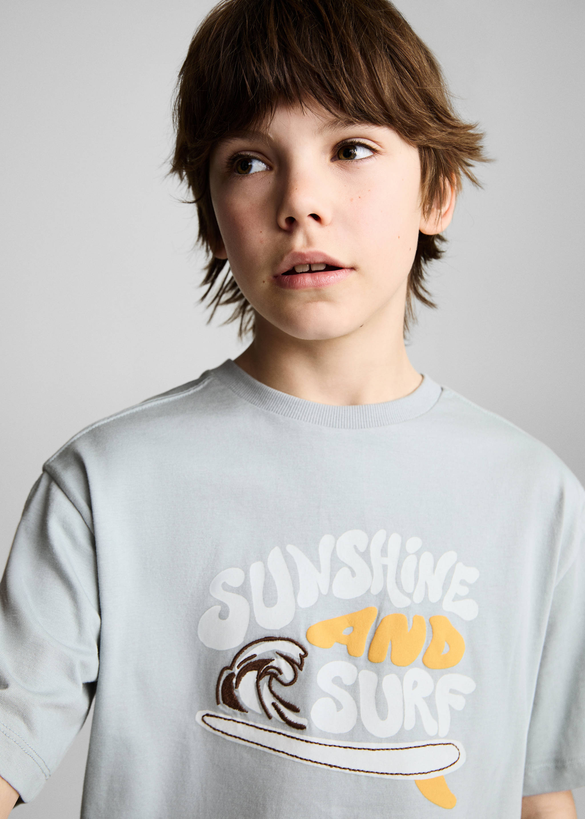 Surf printed t-shirt - Details of the article 1