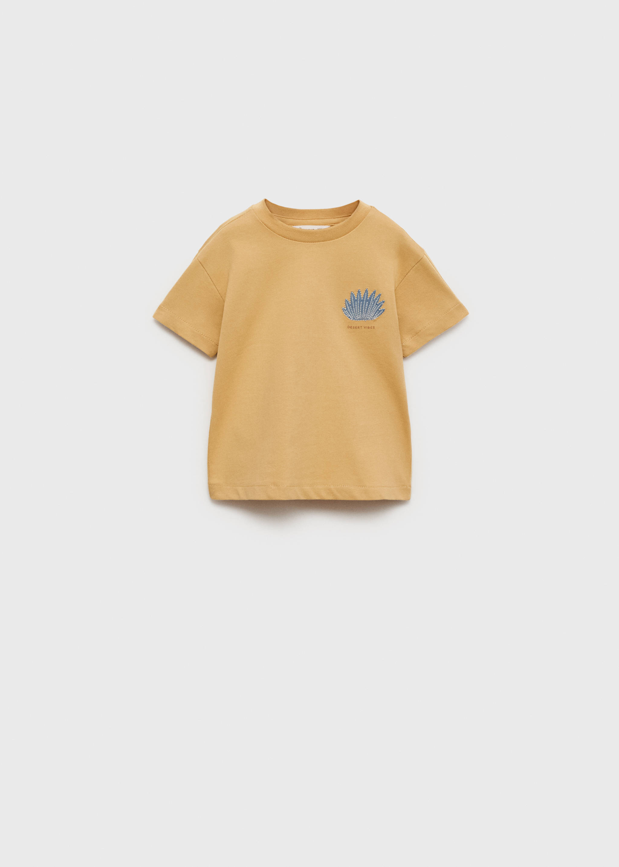 Printed cotton-blend t-shirt - Article without model