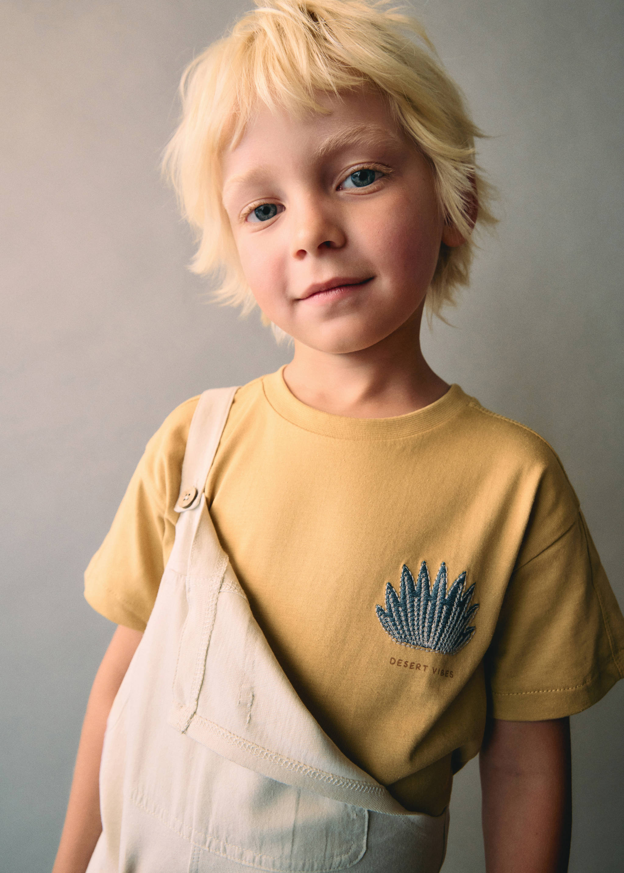 Printed cotton-blend t-shirt - Details of the article 5