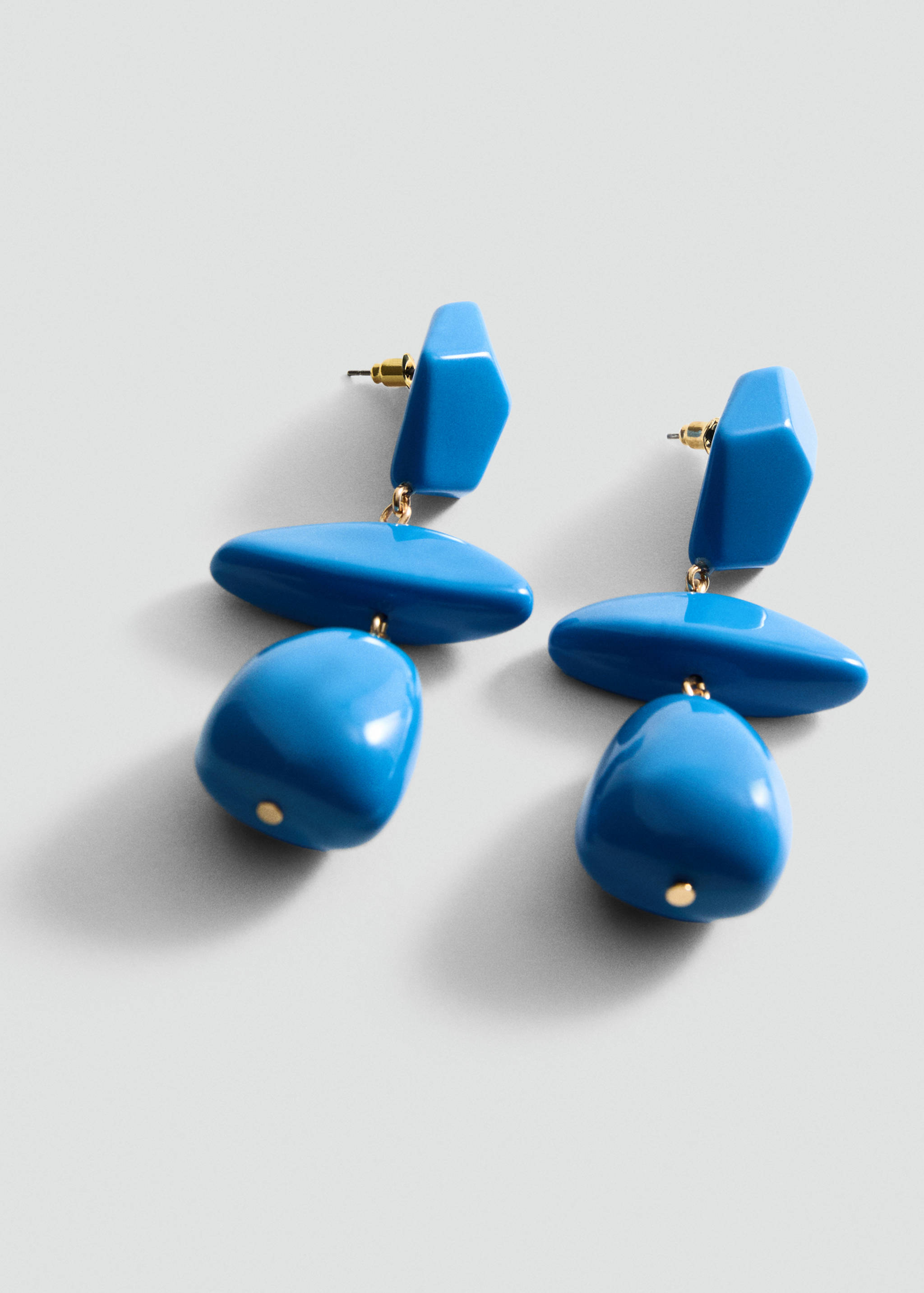 Pendientes abalorios colgantes resina - Detalle del artículo 1