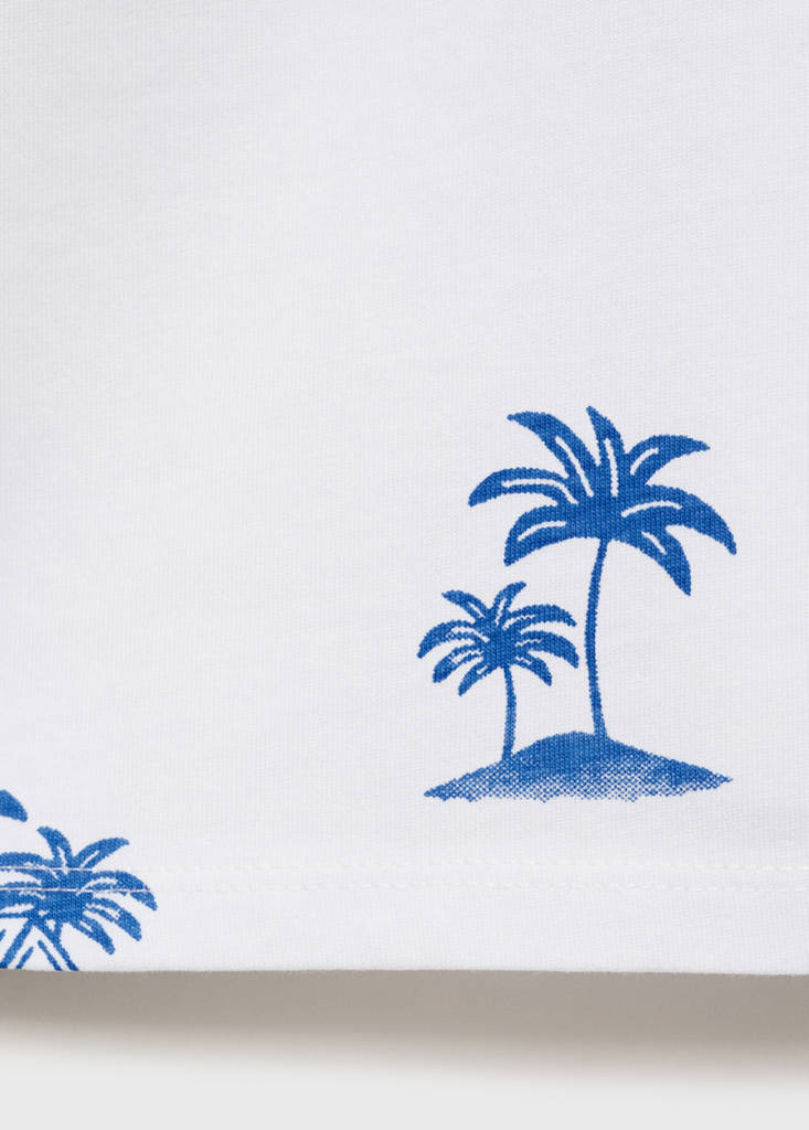 Palm print T-shirt — Off White
