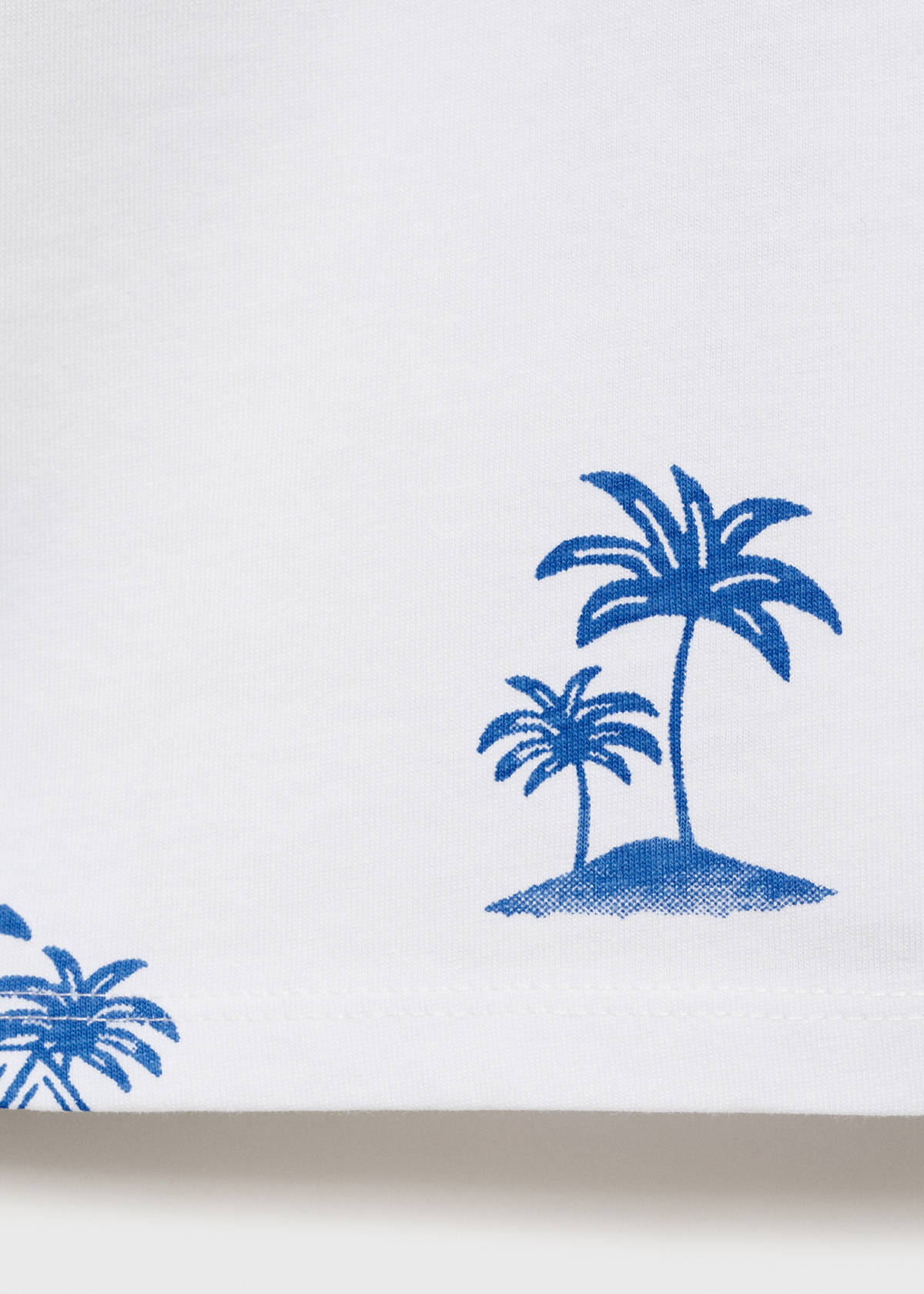 Palm print T-shirt — Off White