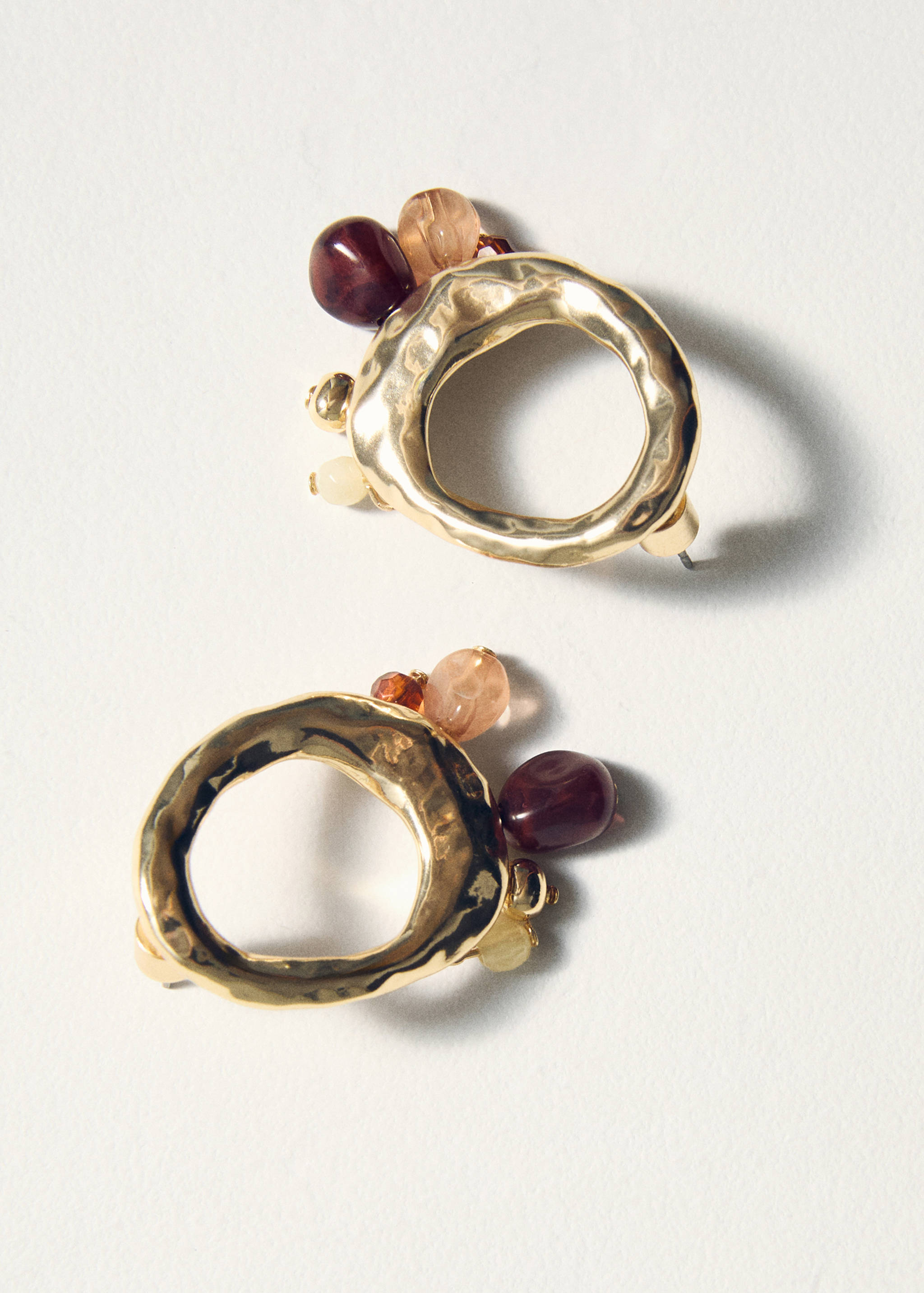 Circular-design earrings with ball detail - Details of the article 5