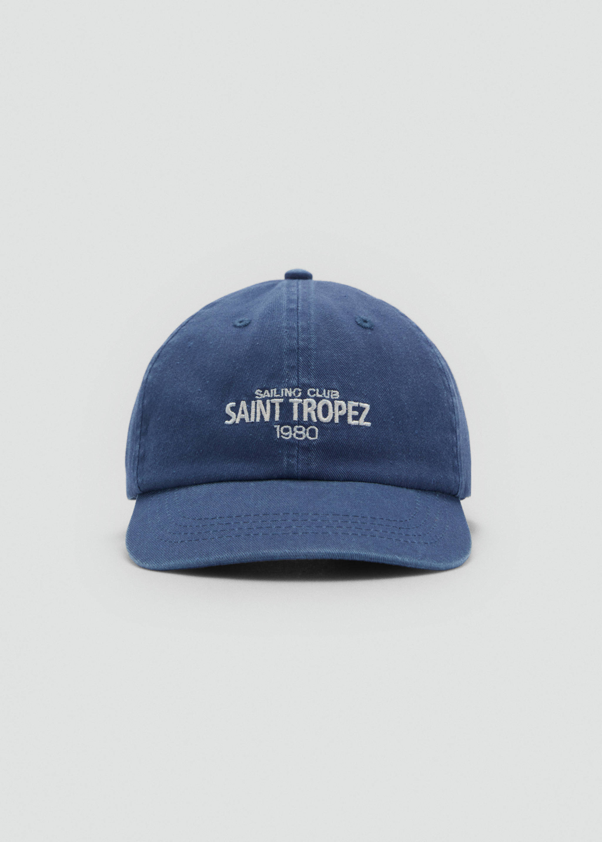 Denim cap with visor - Medium plane