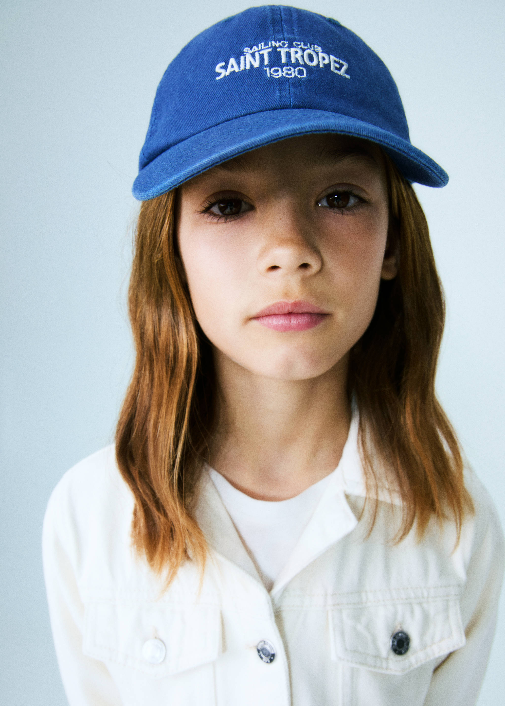 Denim cap with visor - Details of the article 5