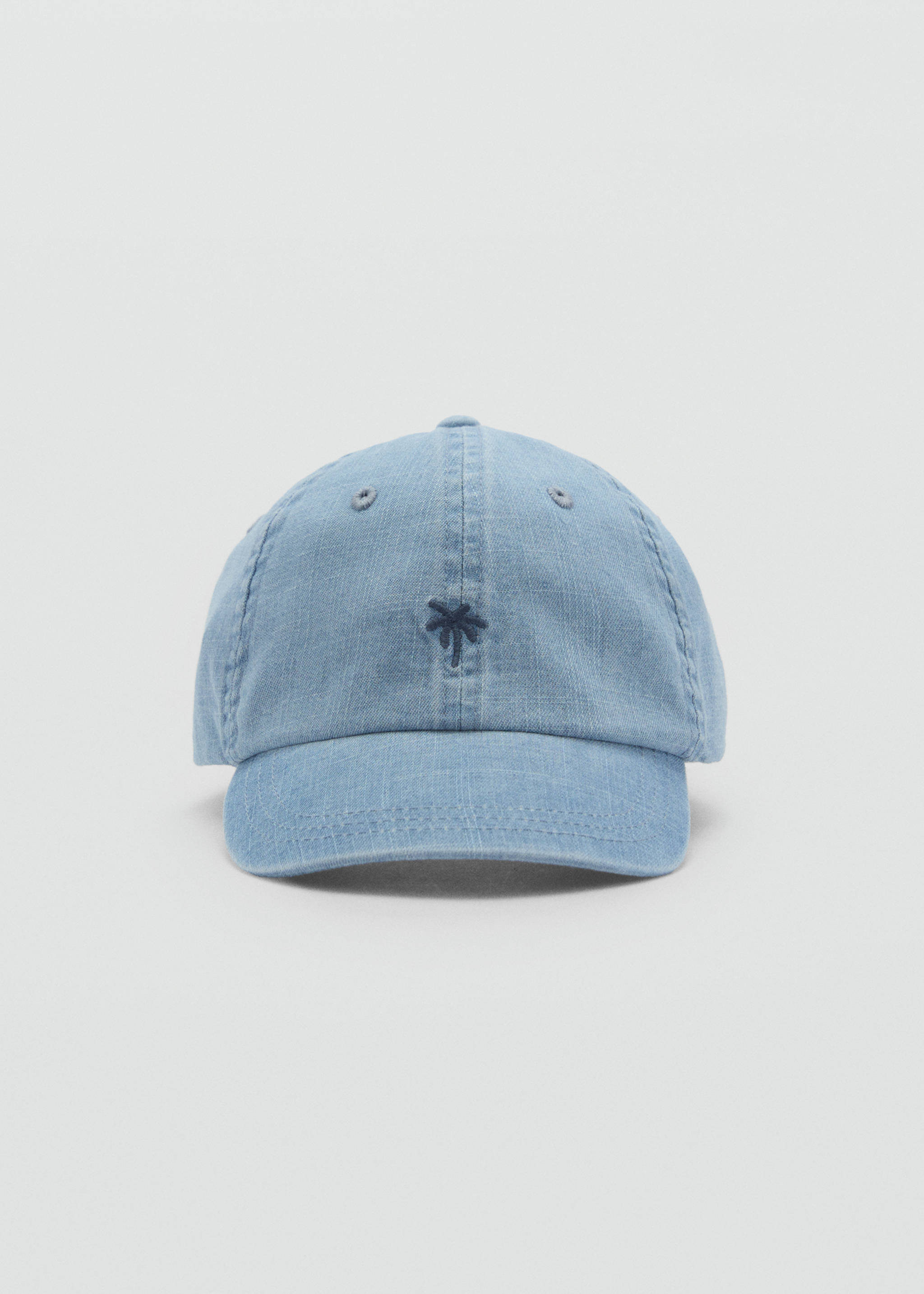 Denim cap with visor - Medium plane