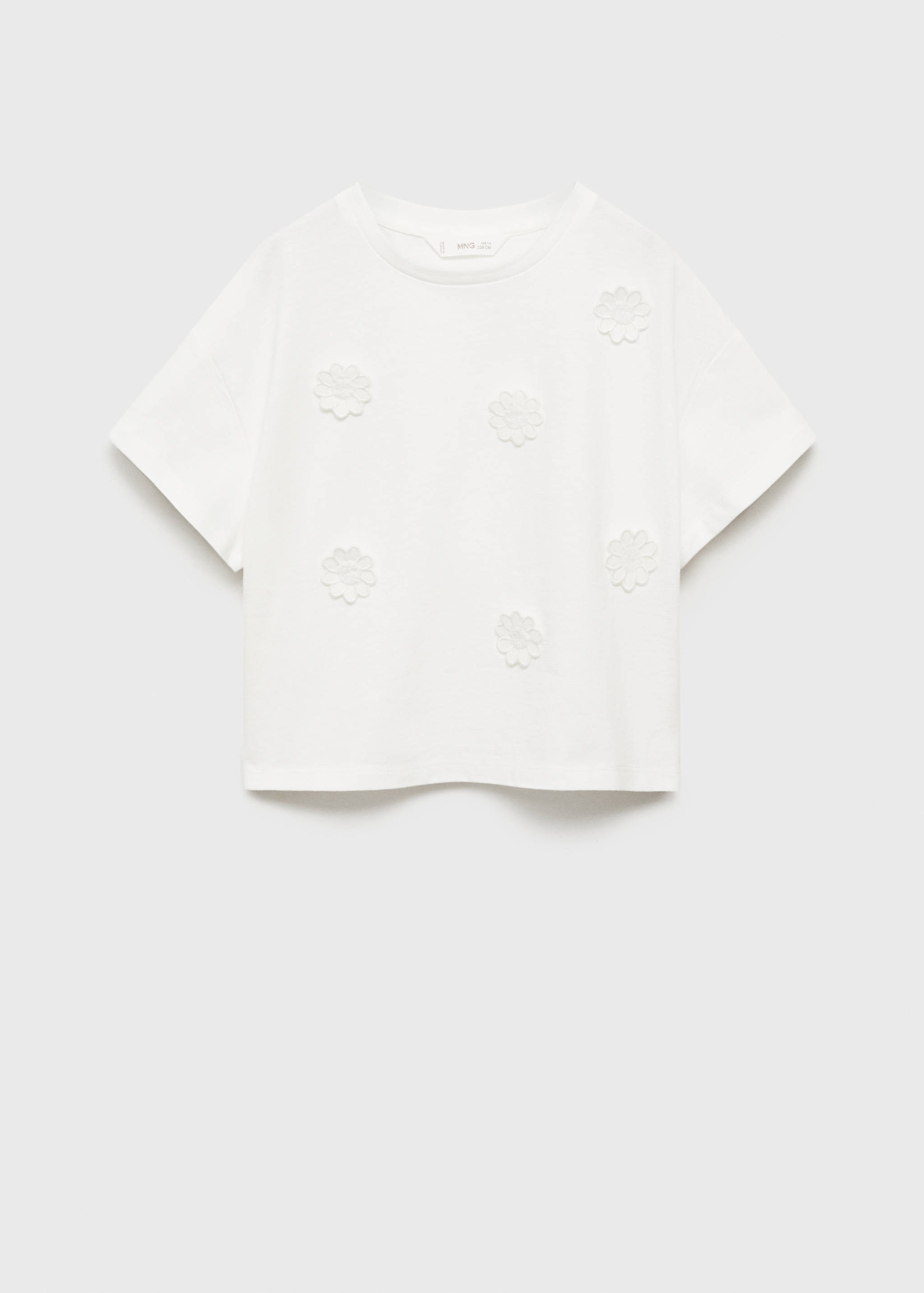 Floral cotton t-shirt - Article without model
